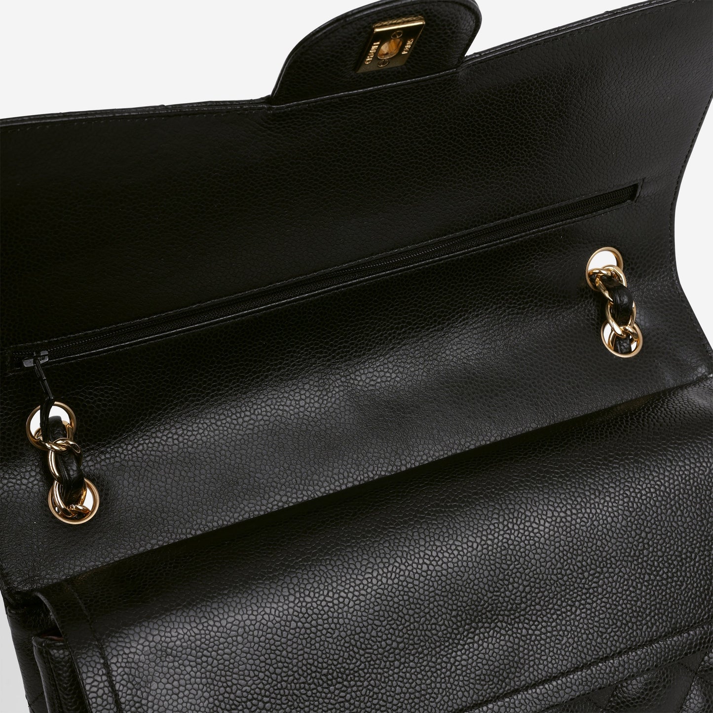 Chanel Jumbo Classic Flap - Black Caviar | Gold Hardware