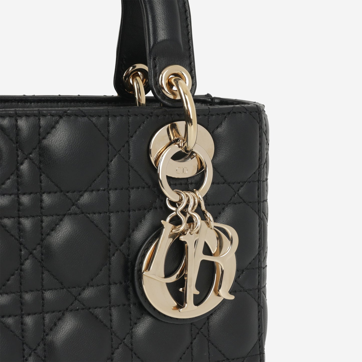 Dior Small ABCDior - Black Lambskin | Champagne Gold Hardware