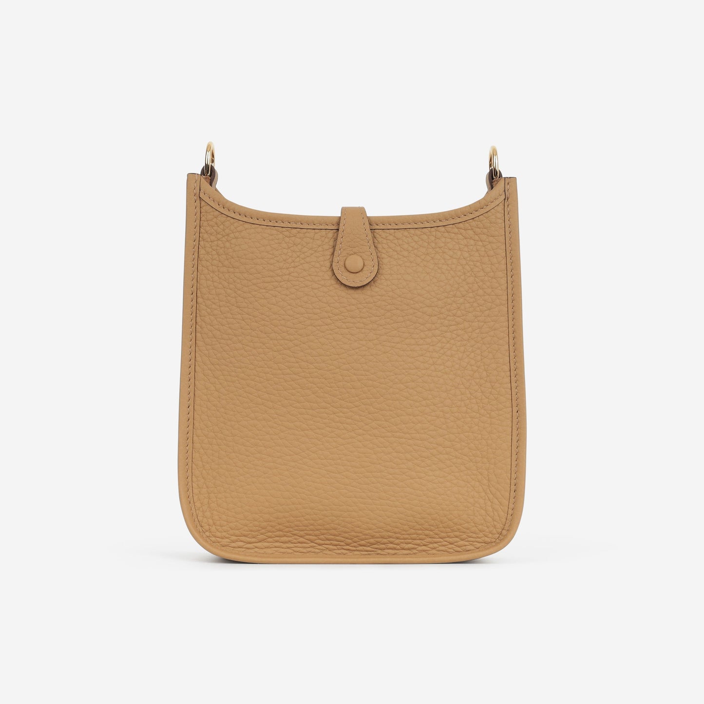 Hermès Mini Evelyne 16 - Biscuit Clemence / Tonal Strap | Gold Hardware