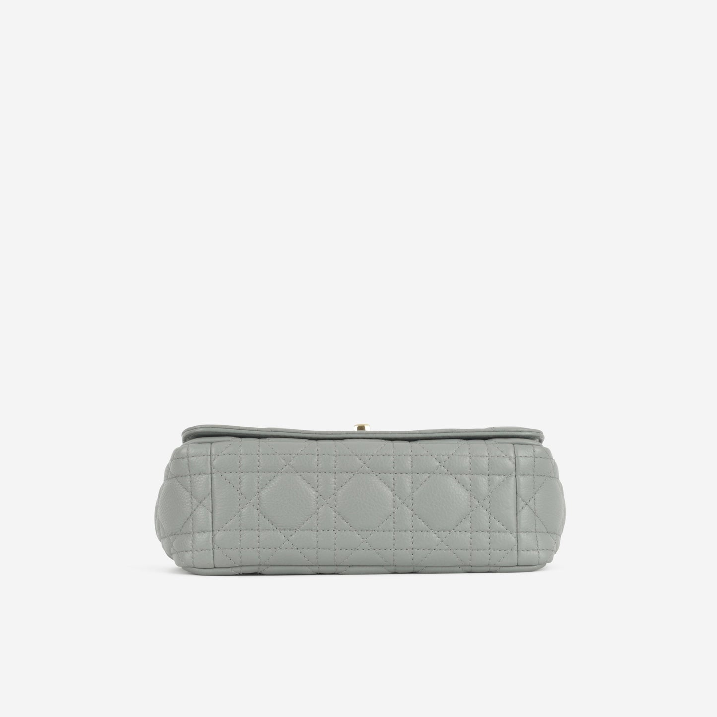 Dior Small Caro Bag - Stone Grey Cannage Calfskin | Gold Hardware