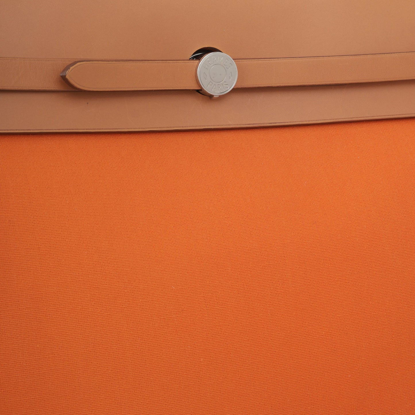 Hermès Herbag 39 - Orange Canvas / Fauve Hunter | Palladium Hardware