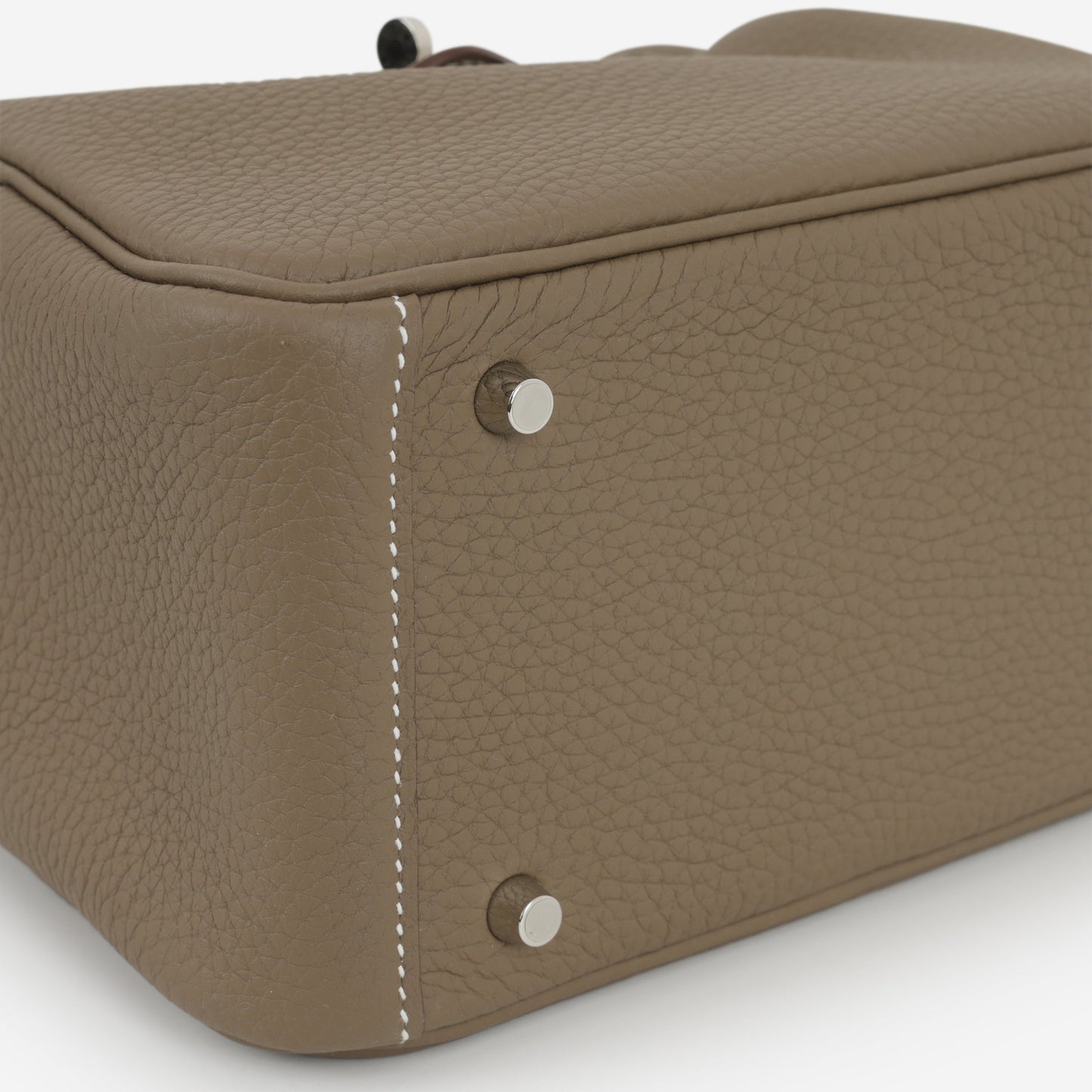 Hermès Mini Lindy - Etoupe Clemence | Palladium Hardware
