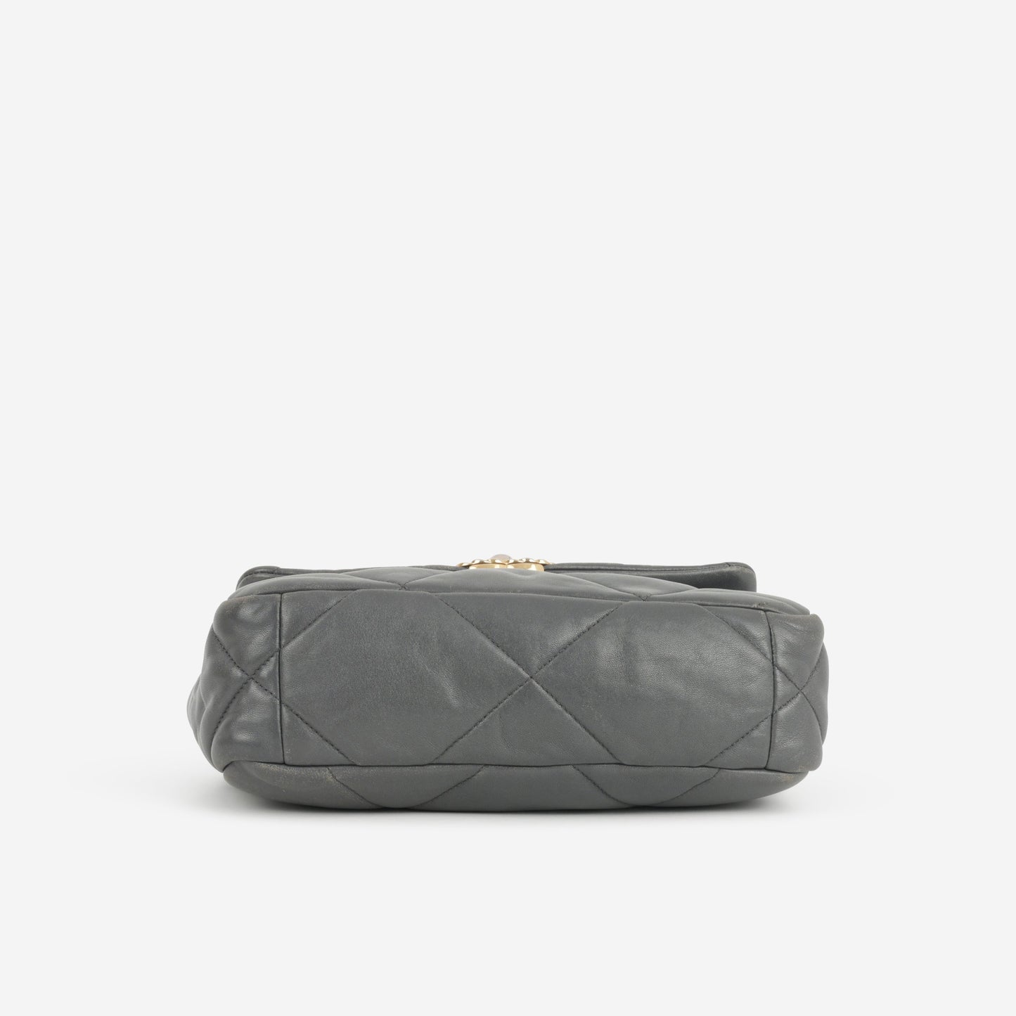 Chanel Small 19 Flap - Grey Lambskin | Mixed Metal Hardware