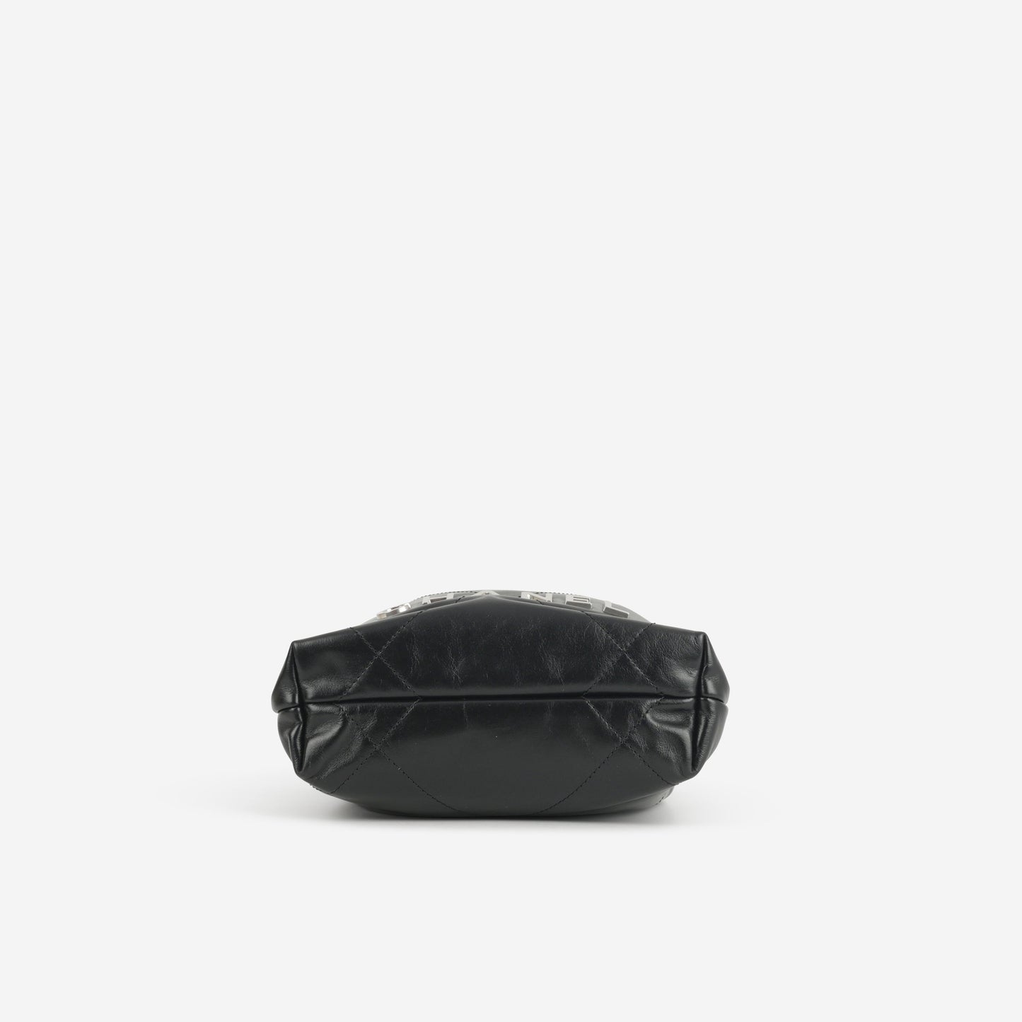 Chanel Mini 22 - Black Calfskin | Silver Hardware