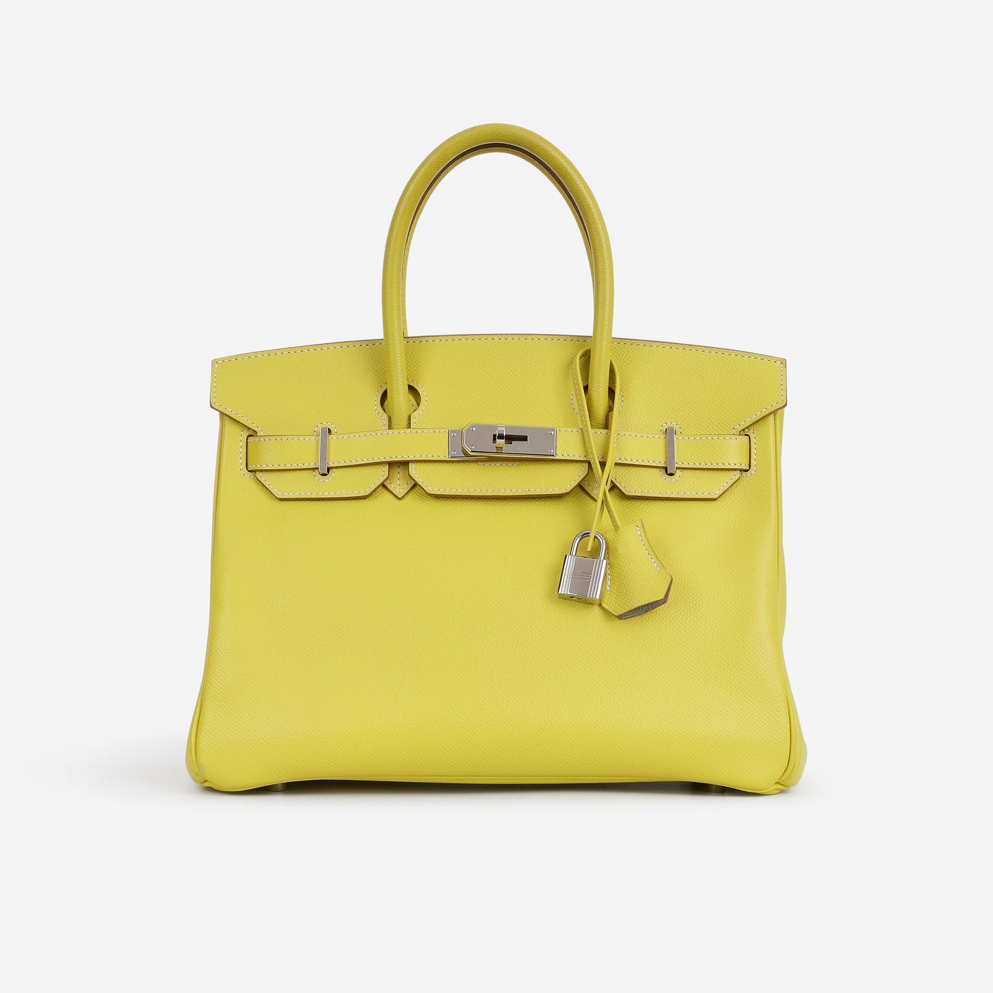 Hermès Birkin 30 Candy - Lime Epsom / Gris Perle | Palladium Hardware