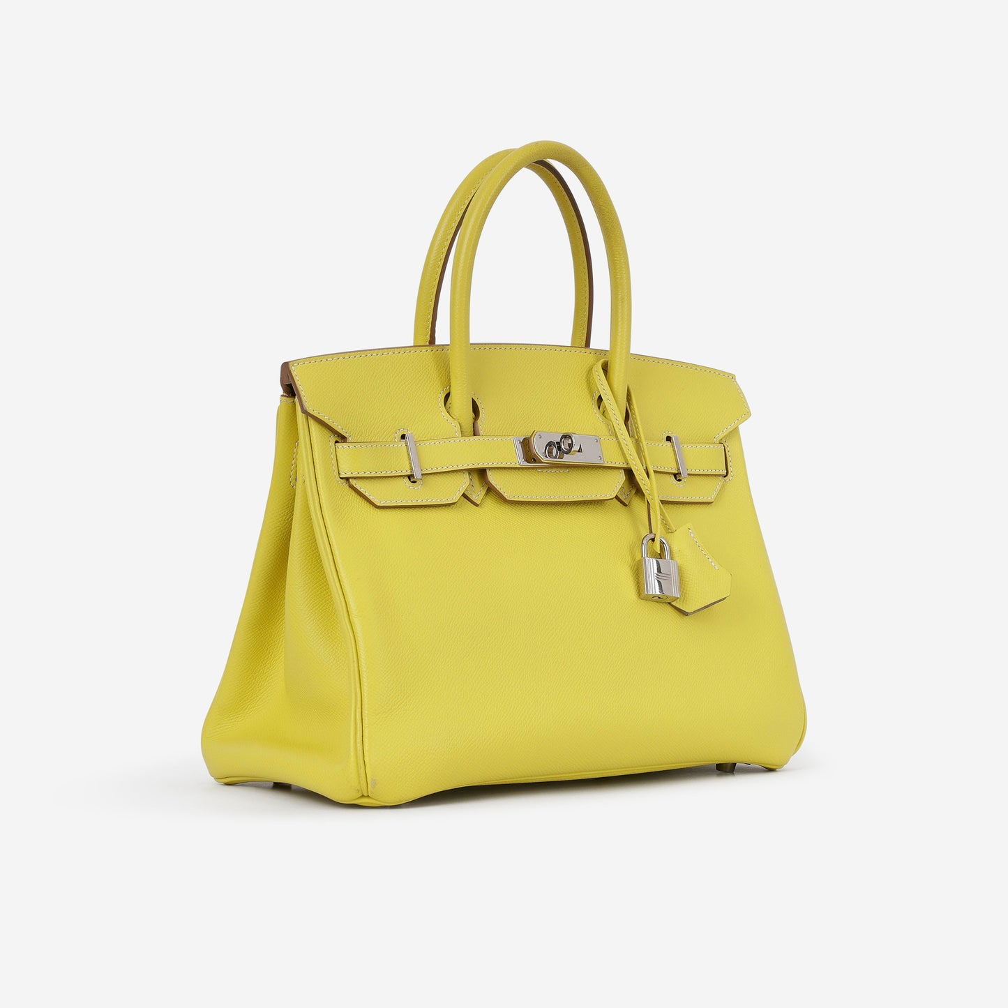 Hermès Birkin 30 Candy - Lime Epsom / Gris Perle | Palladium Hardware