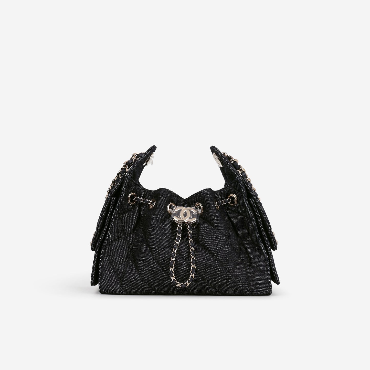 Chanel Mini 25 Hobo - Indigo Denim | Polished Champagne Gold Hardware