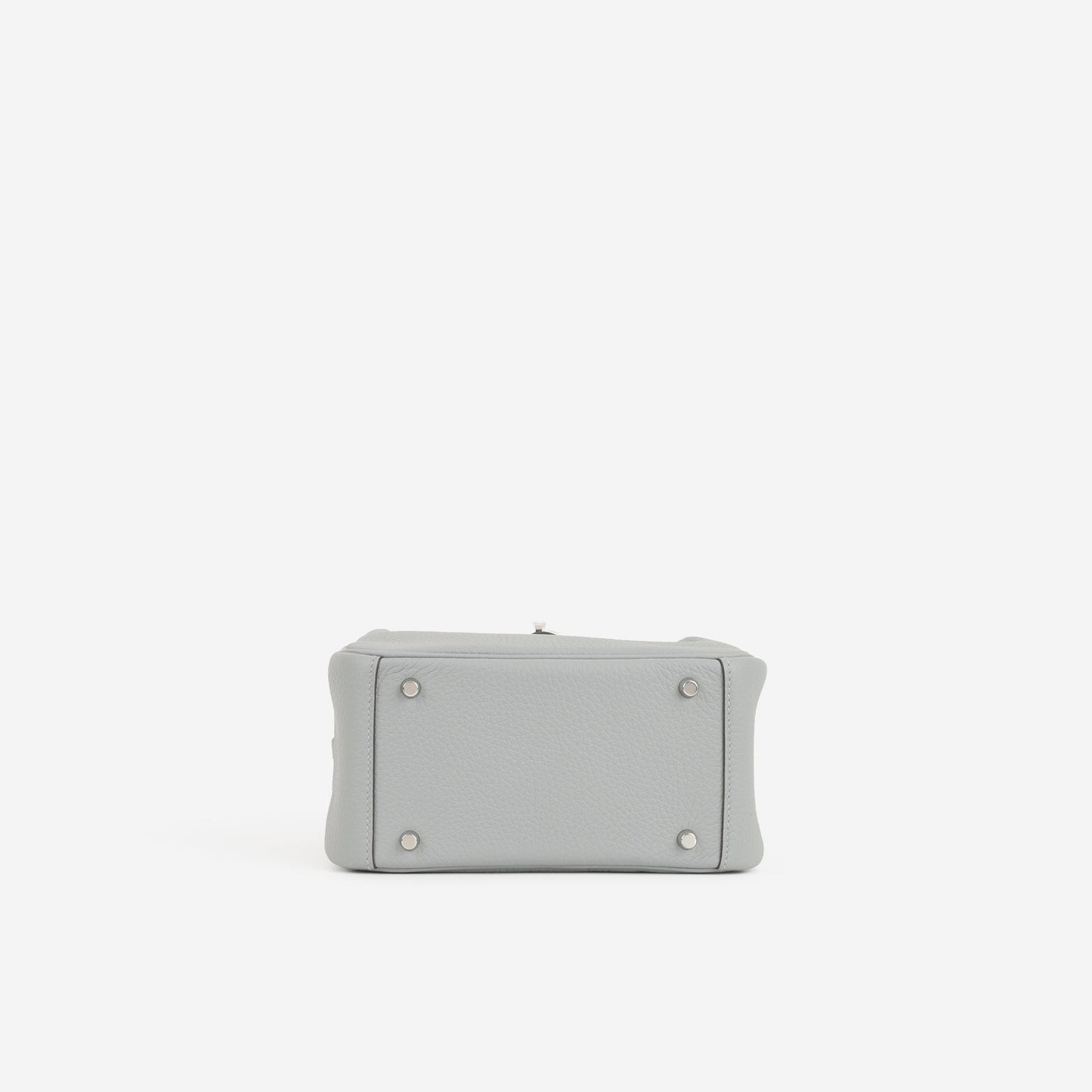 Hermès Mini Lindy - Gris Pantin Clemence | Palladium Hardware