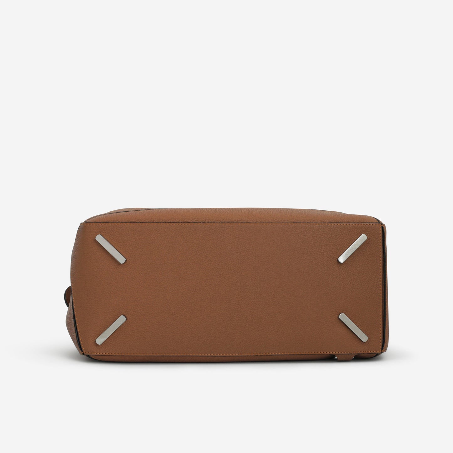Loewe Large Puzzle Bag - Brown Grained Calfskin | Palladium Hardware