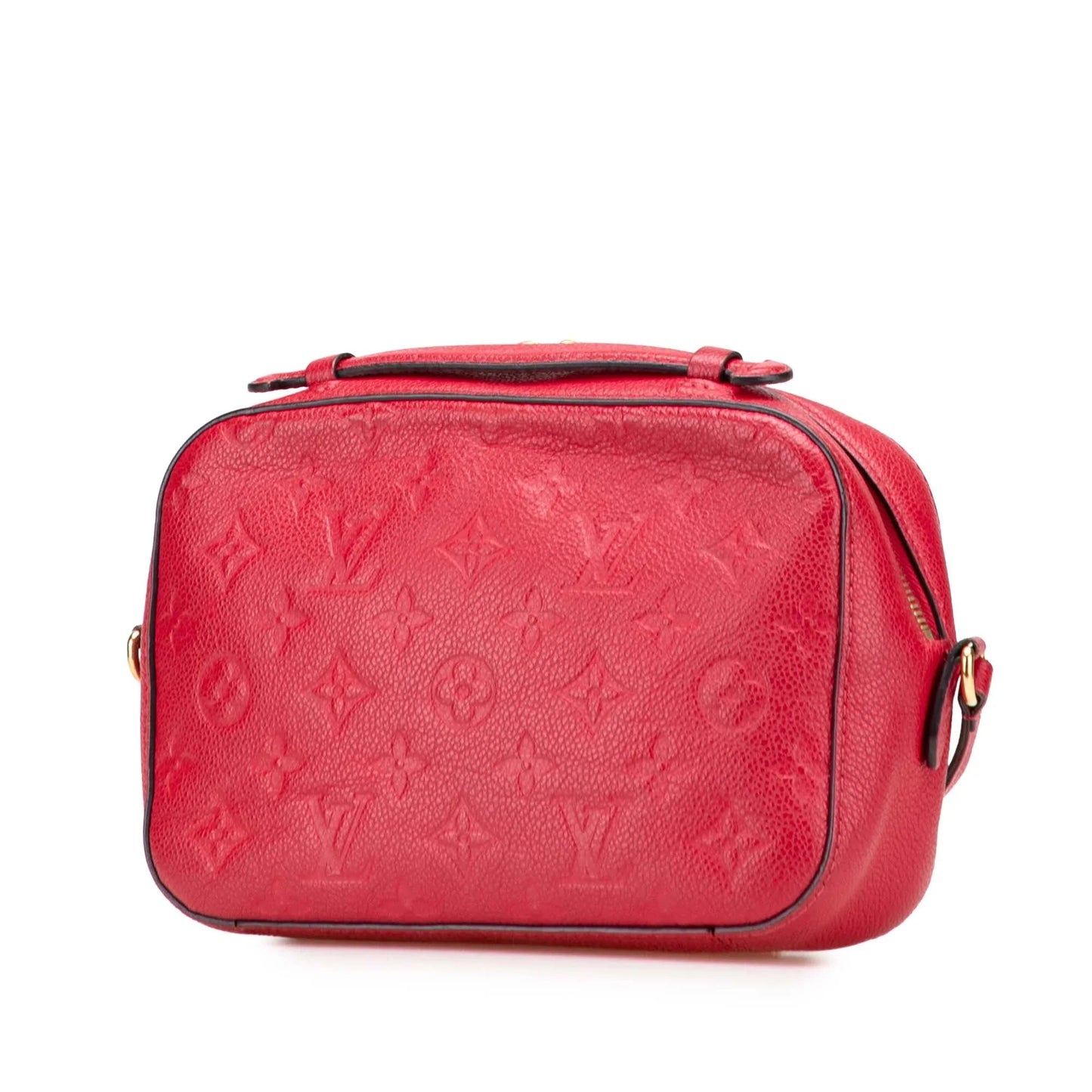 Red Louis Vuitton Monogram Empreinte Saintonge Crossbody Bag