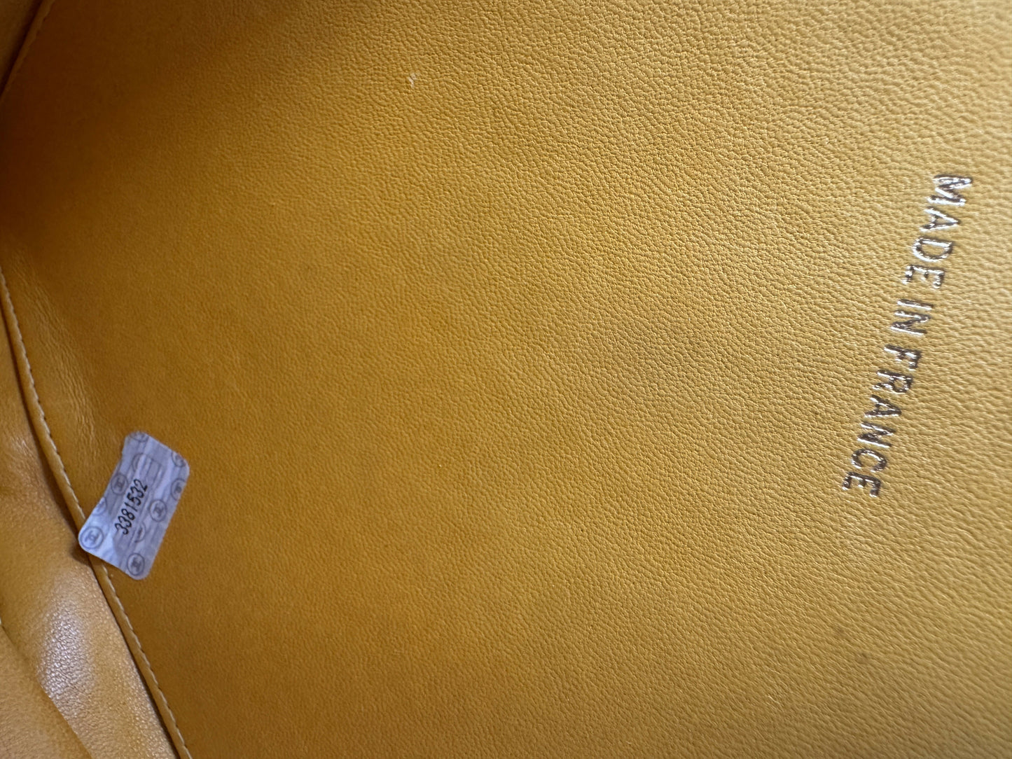 Chanel 1995  Barbie Yellow Heart Vanity Bag