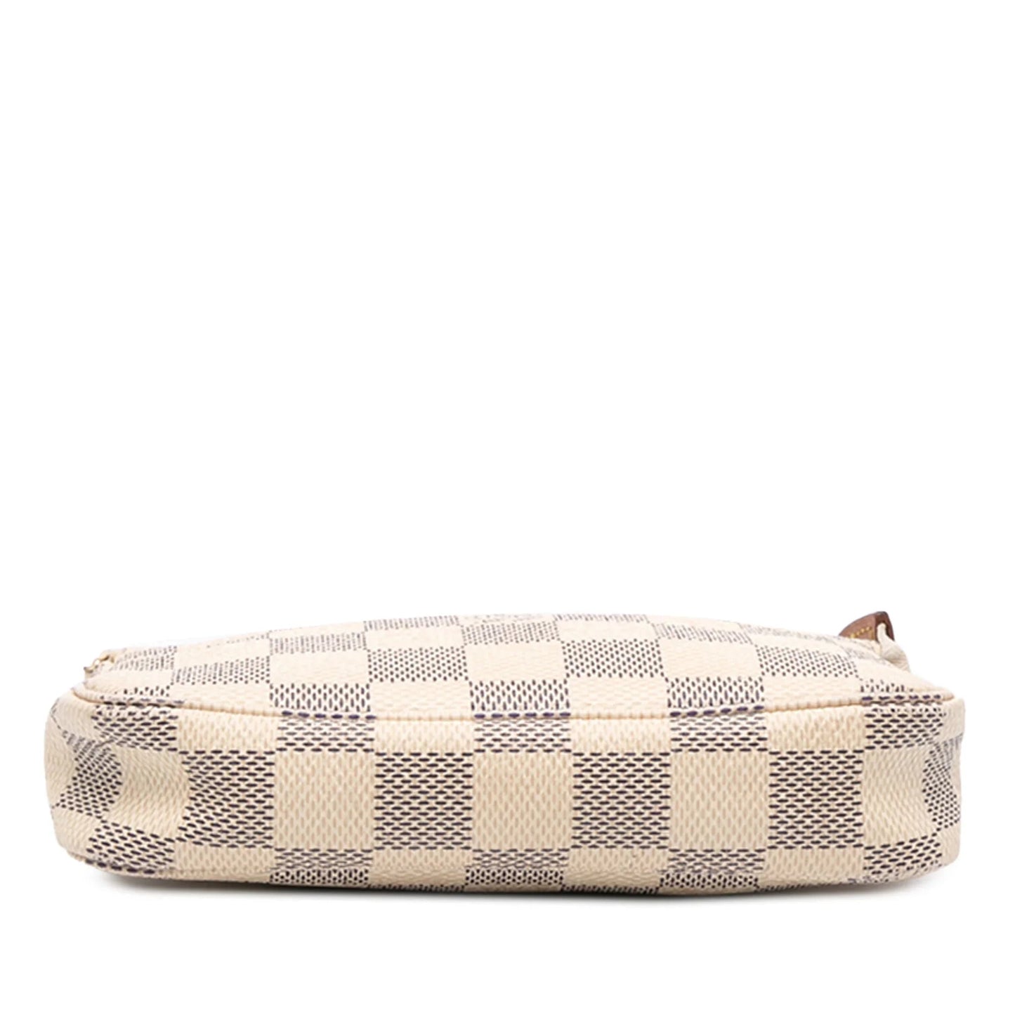 White Louis Vuitton Damier Azur Mini Pochette Accessoires Handbag