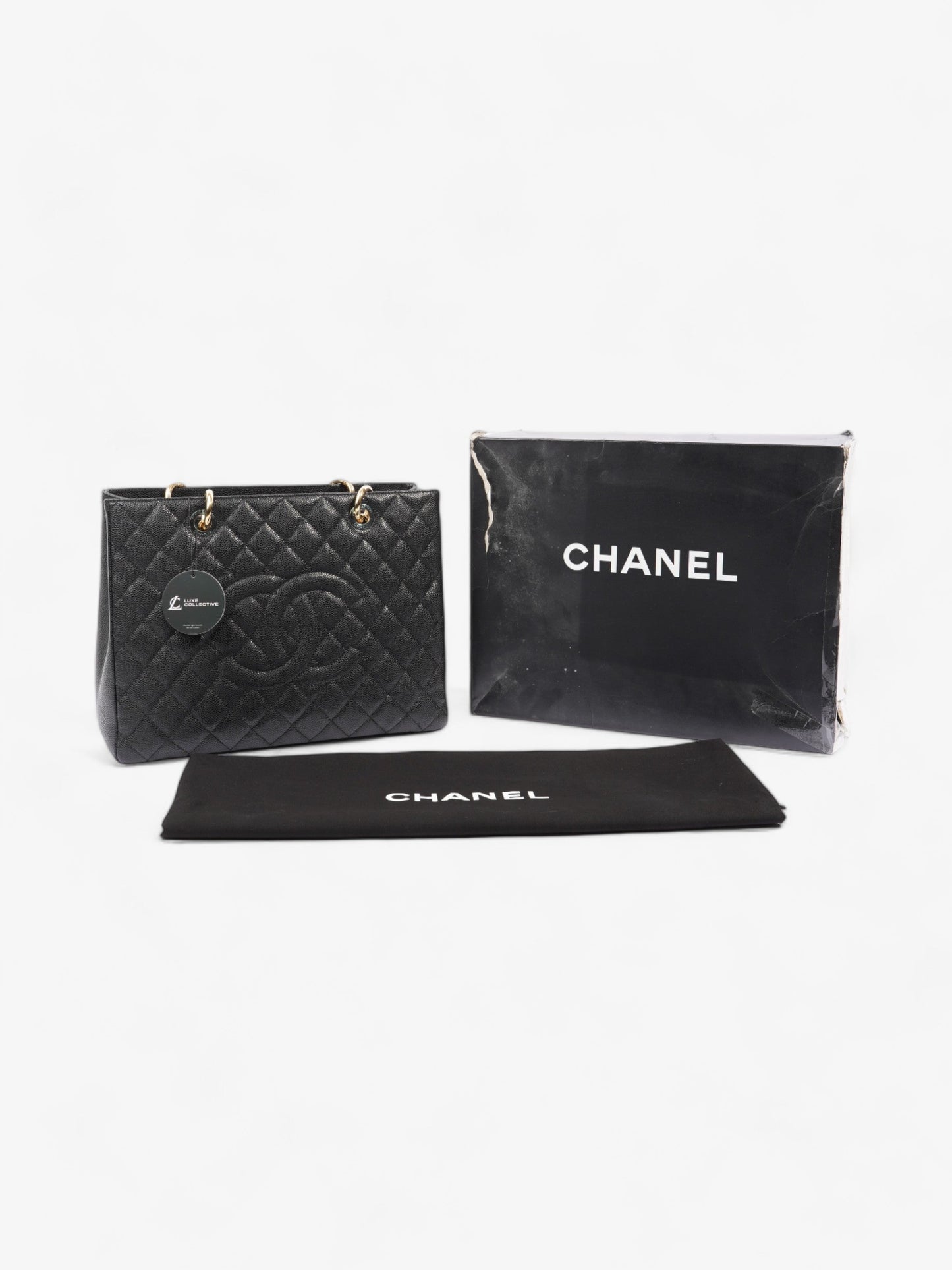 Chanel Grand shopper Black Caviar Leather