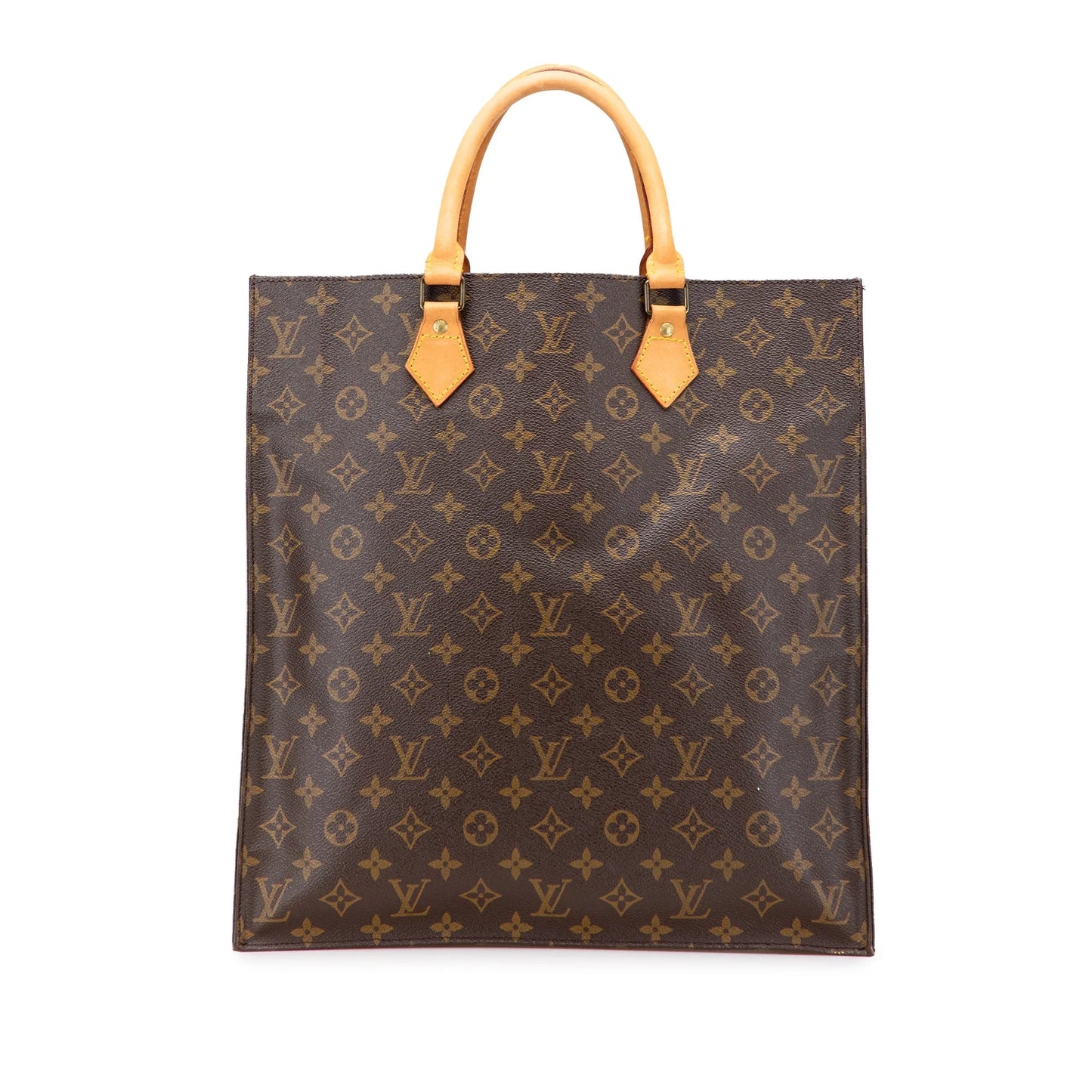 Brown Louis Vuitton Monogram Sac Plat Tote Bag