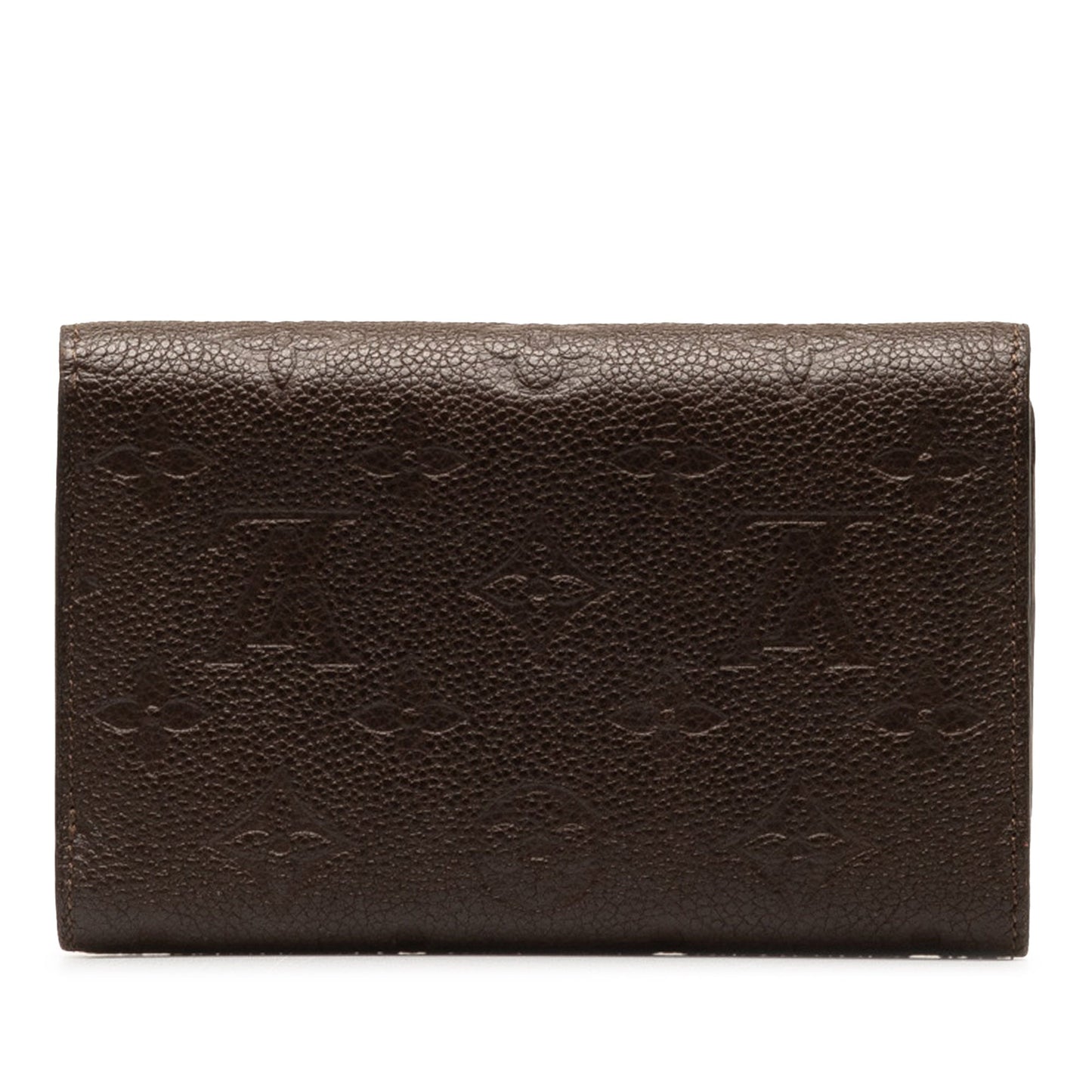 Brown Louis Vuitton Monogram Empreinte Portefeuille Curie  Wallet