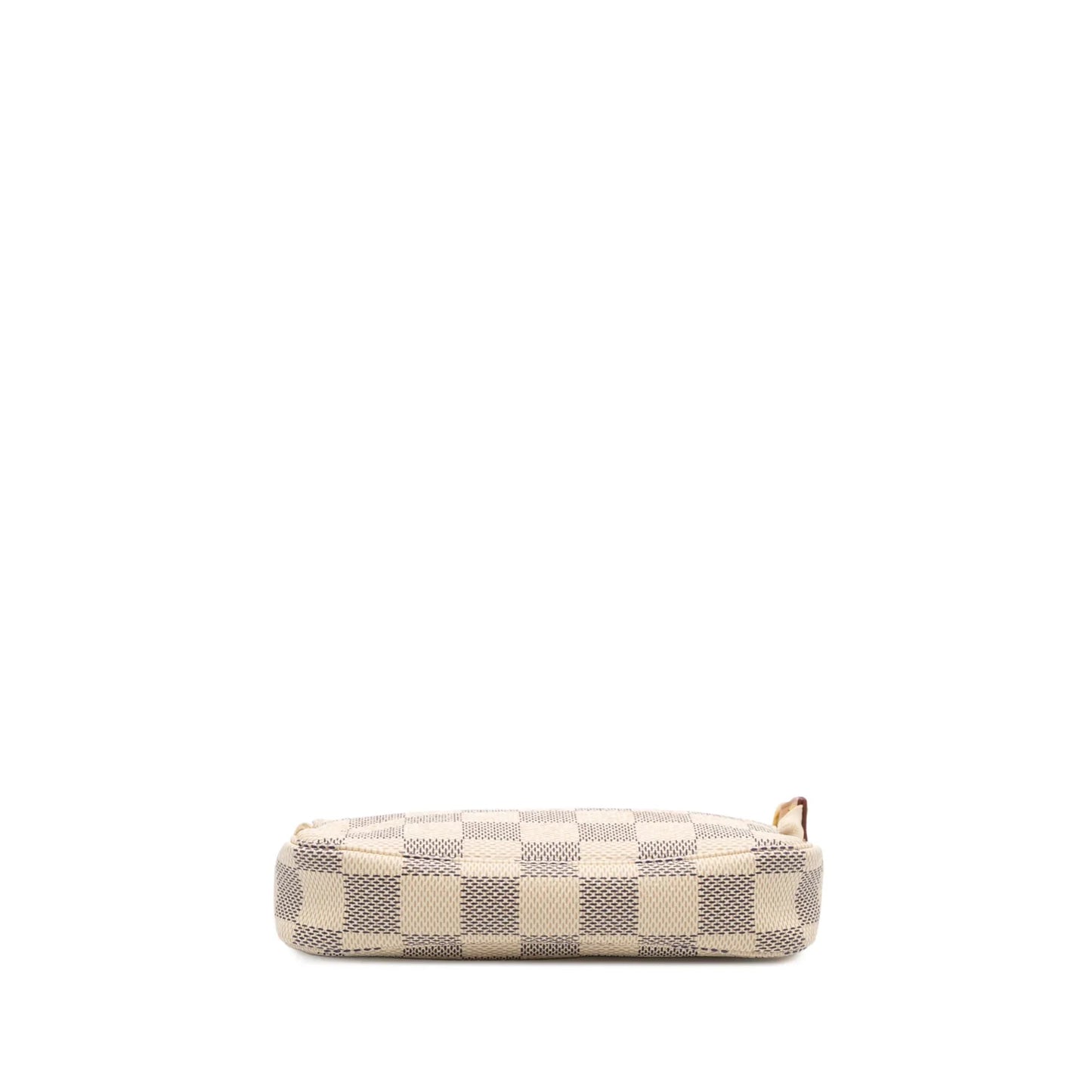 White Louis Vuitton Damier Azur Mini Pochette Accessoires Handbag