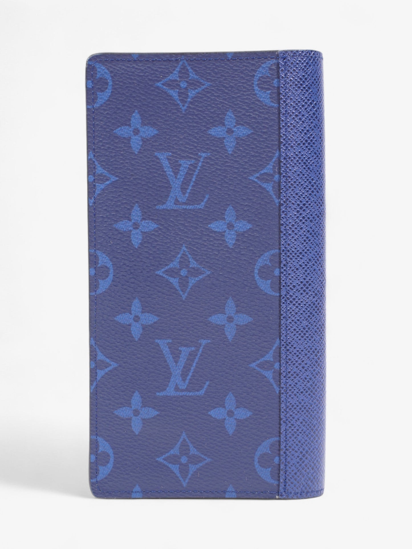 Louis Vuitton Lama Portefeuille Brazza Cobalt Leather