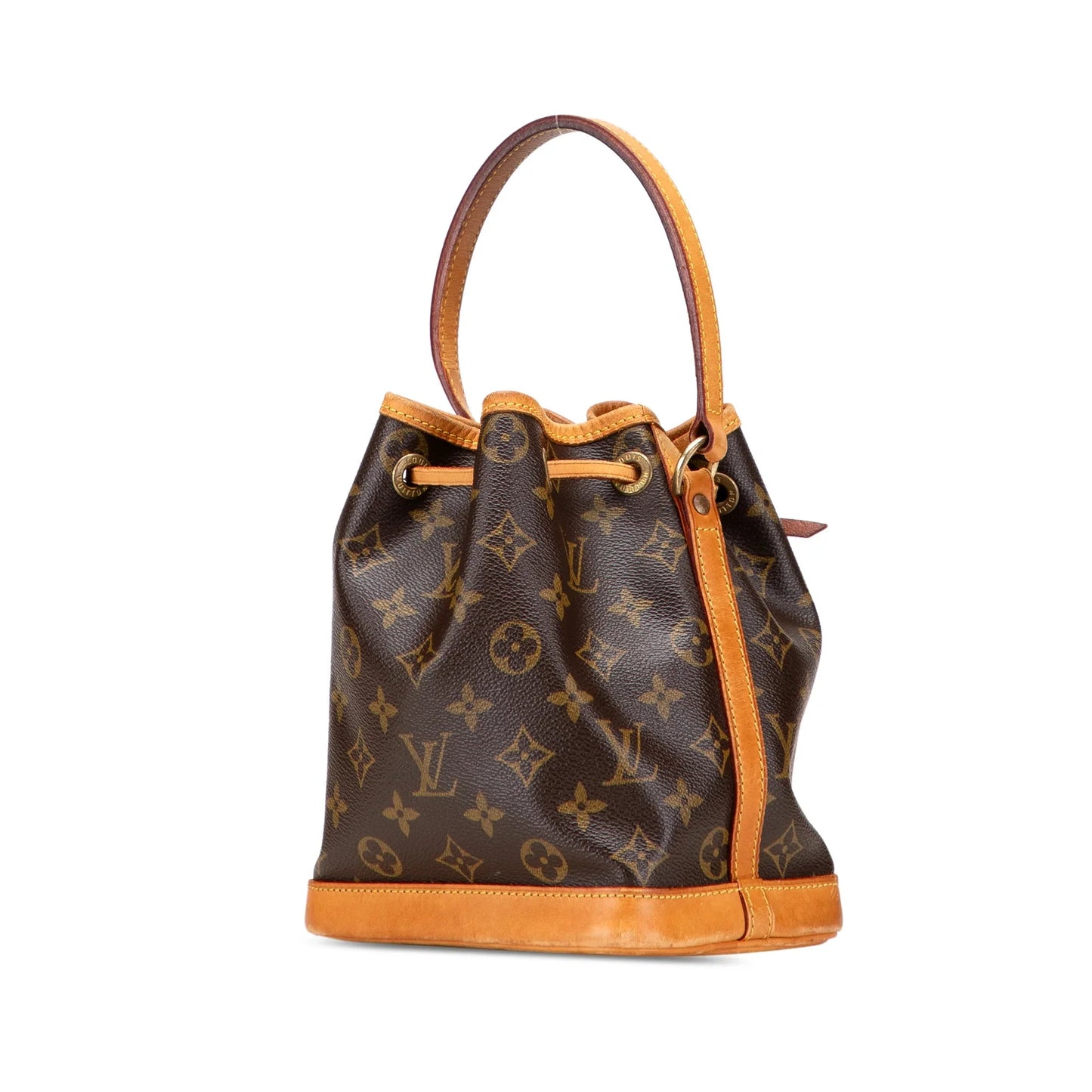 Brown Louis Vuitton Monogram Mini Noe Bucket Bag