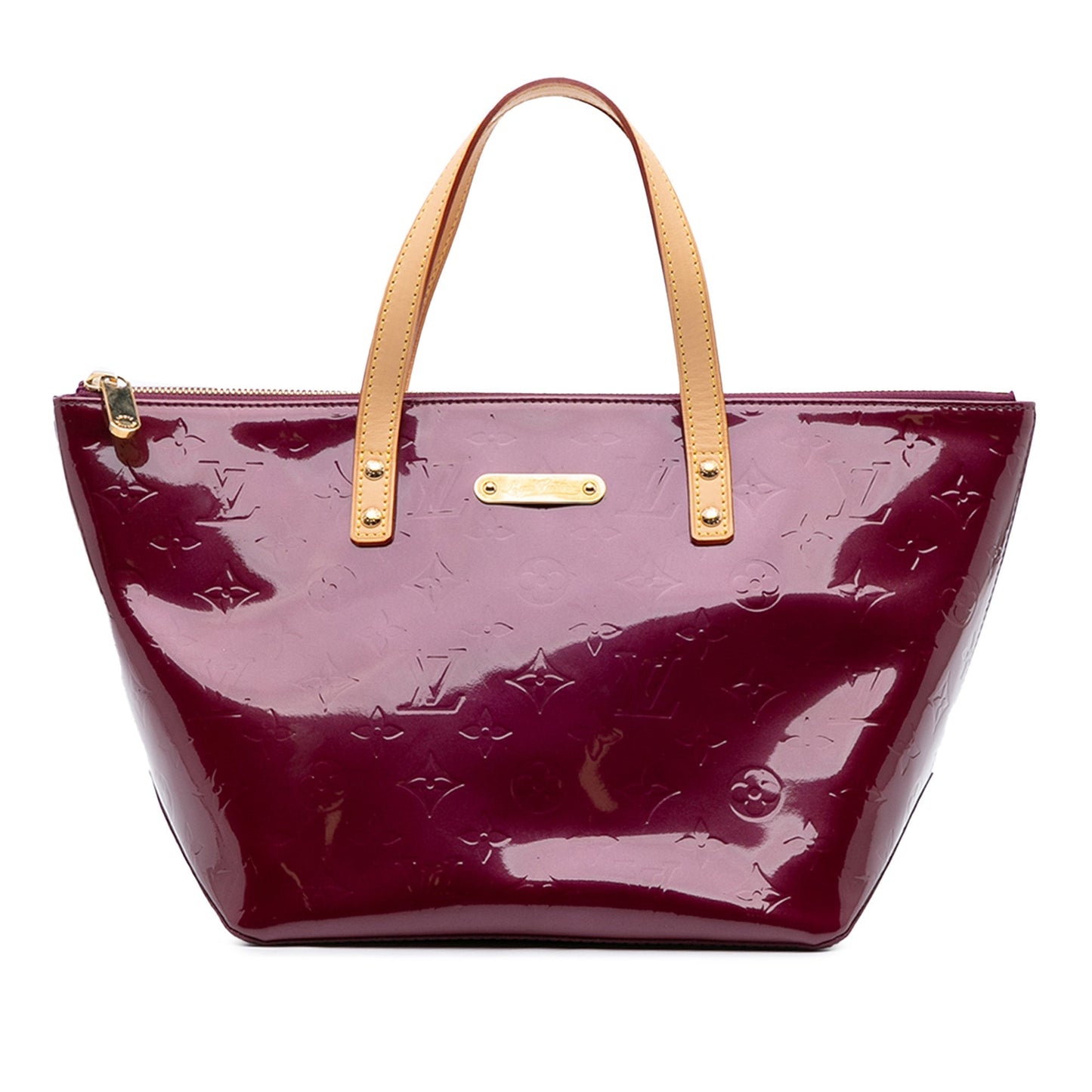 Purple Louis Vuitton Monogram Vernis Bellevue PM Handbag