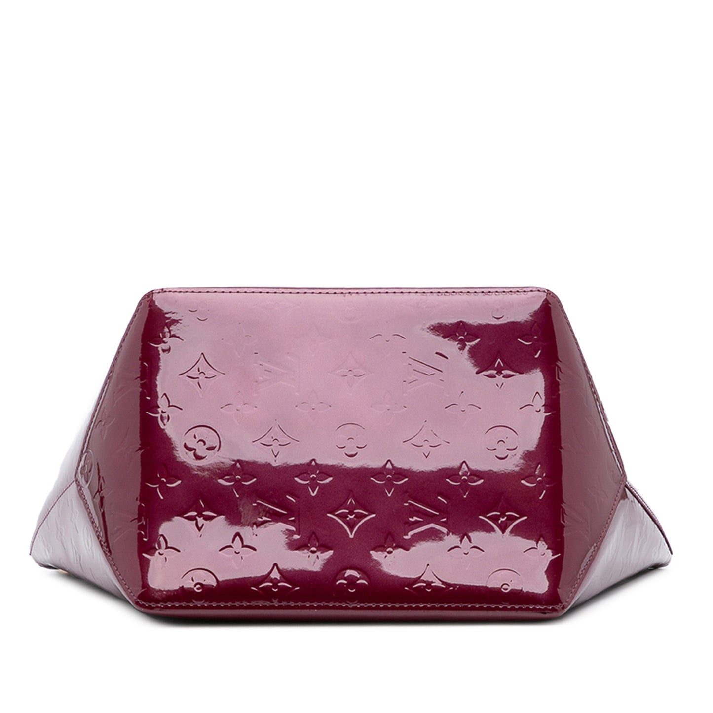 Purple Louis Vuitton Monogram Vernis Bellevue PM Handbag