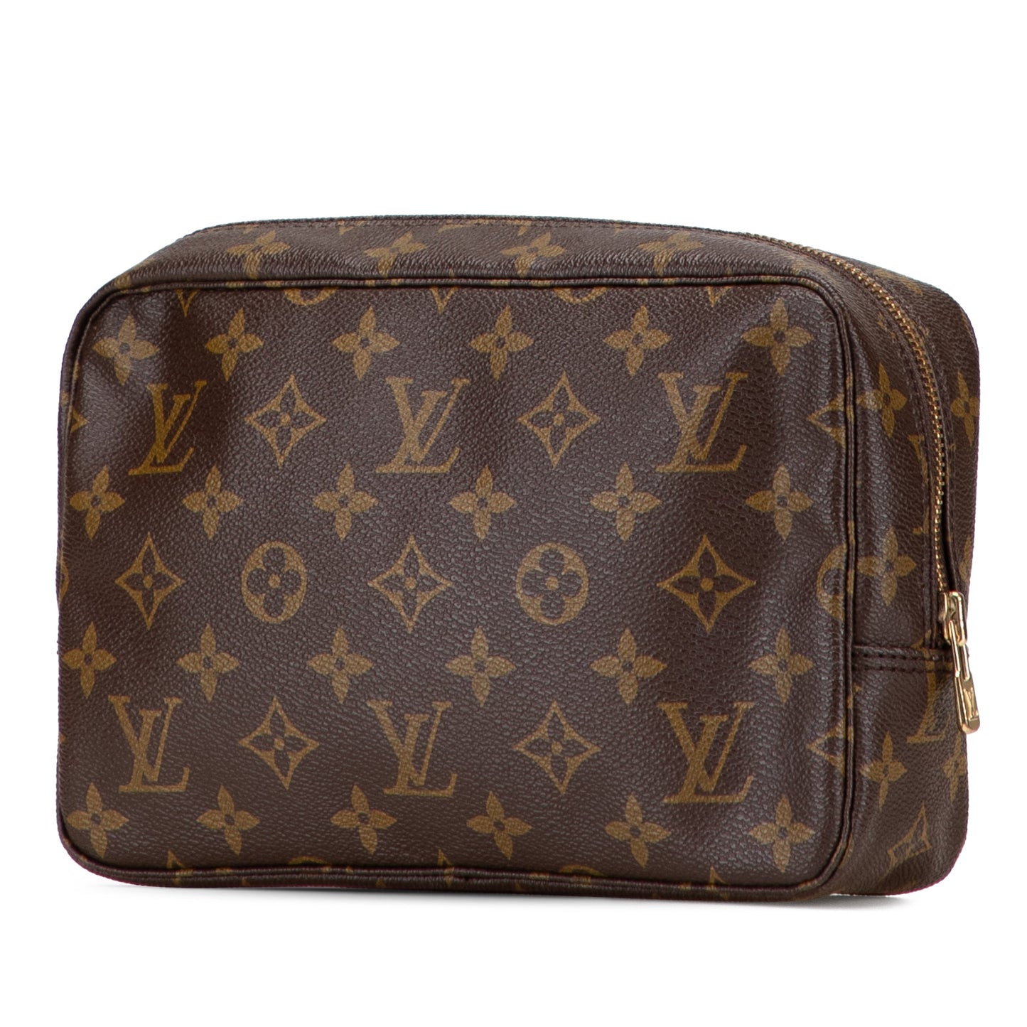 Brown Louis Vuitton Monogram Trousse Toilette 23 Clutch Bag