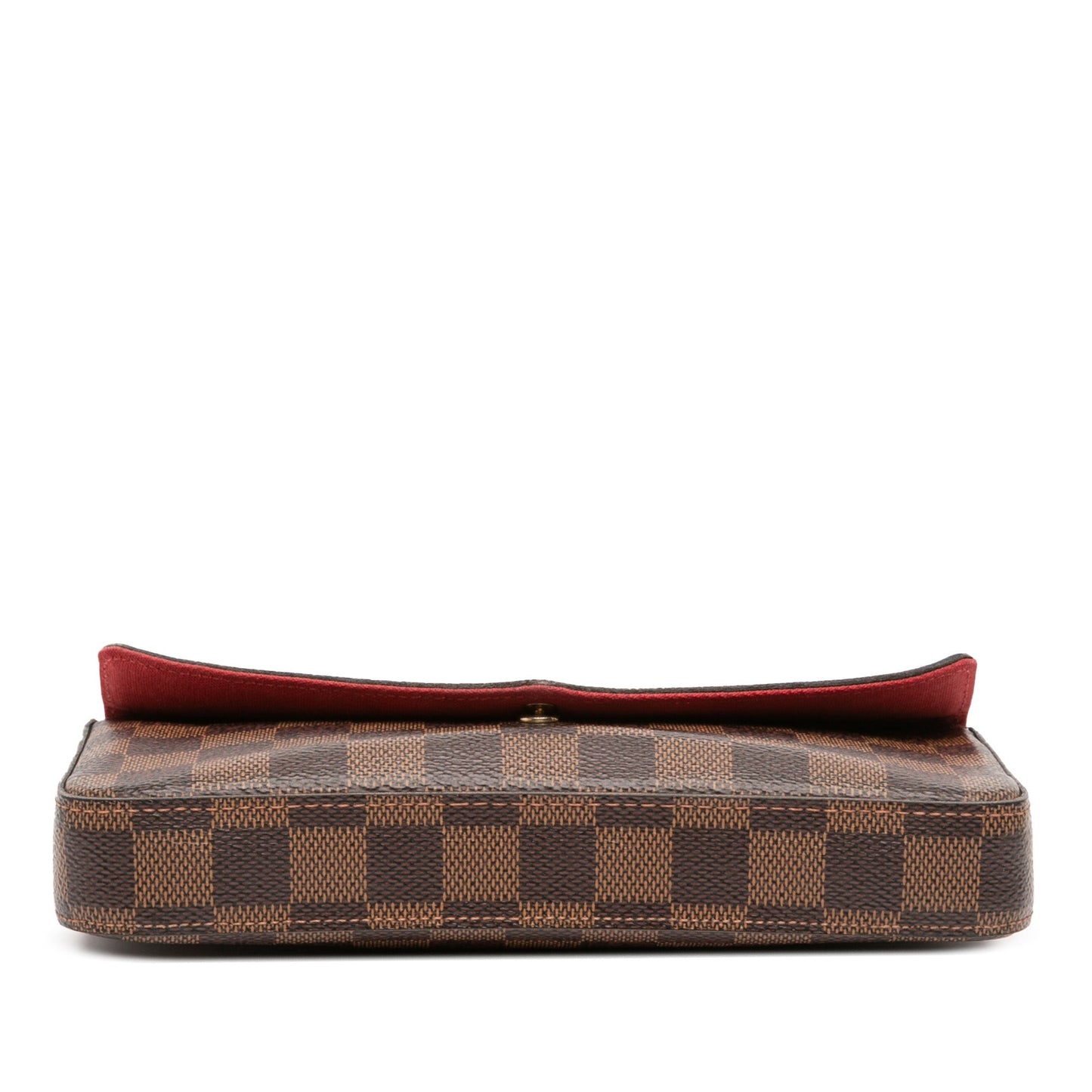 Brown Louis Vuitton Damier Ebene Pochette Felicie Crossbody Bag