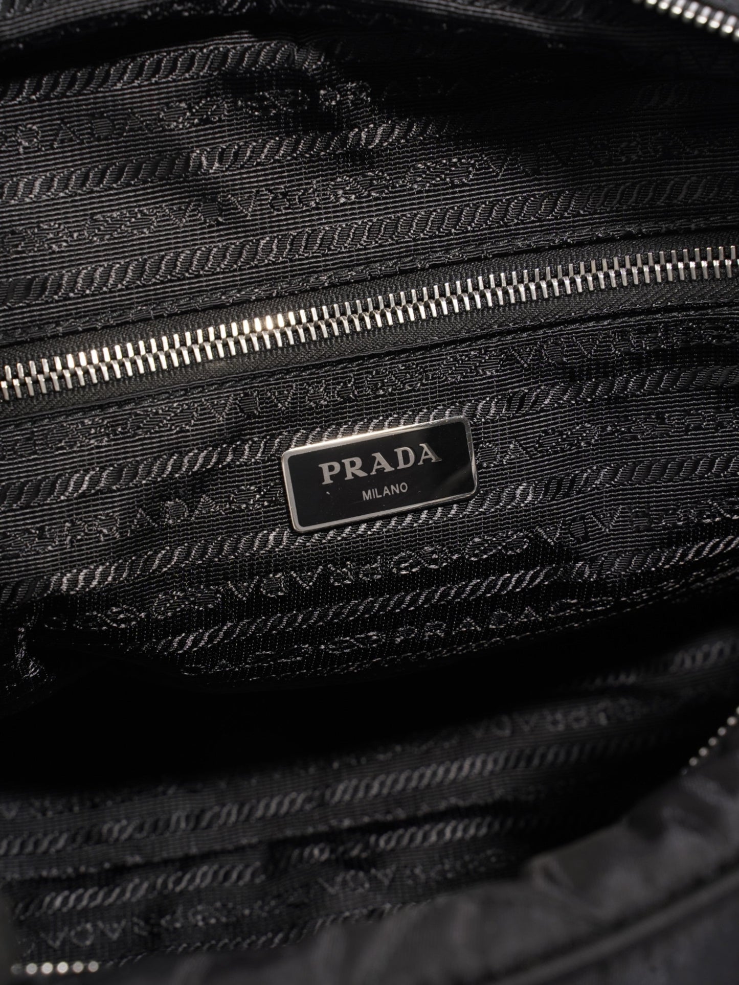 Prada Quilted Tessuto Impuntu Black Nylon