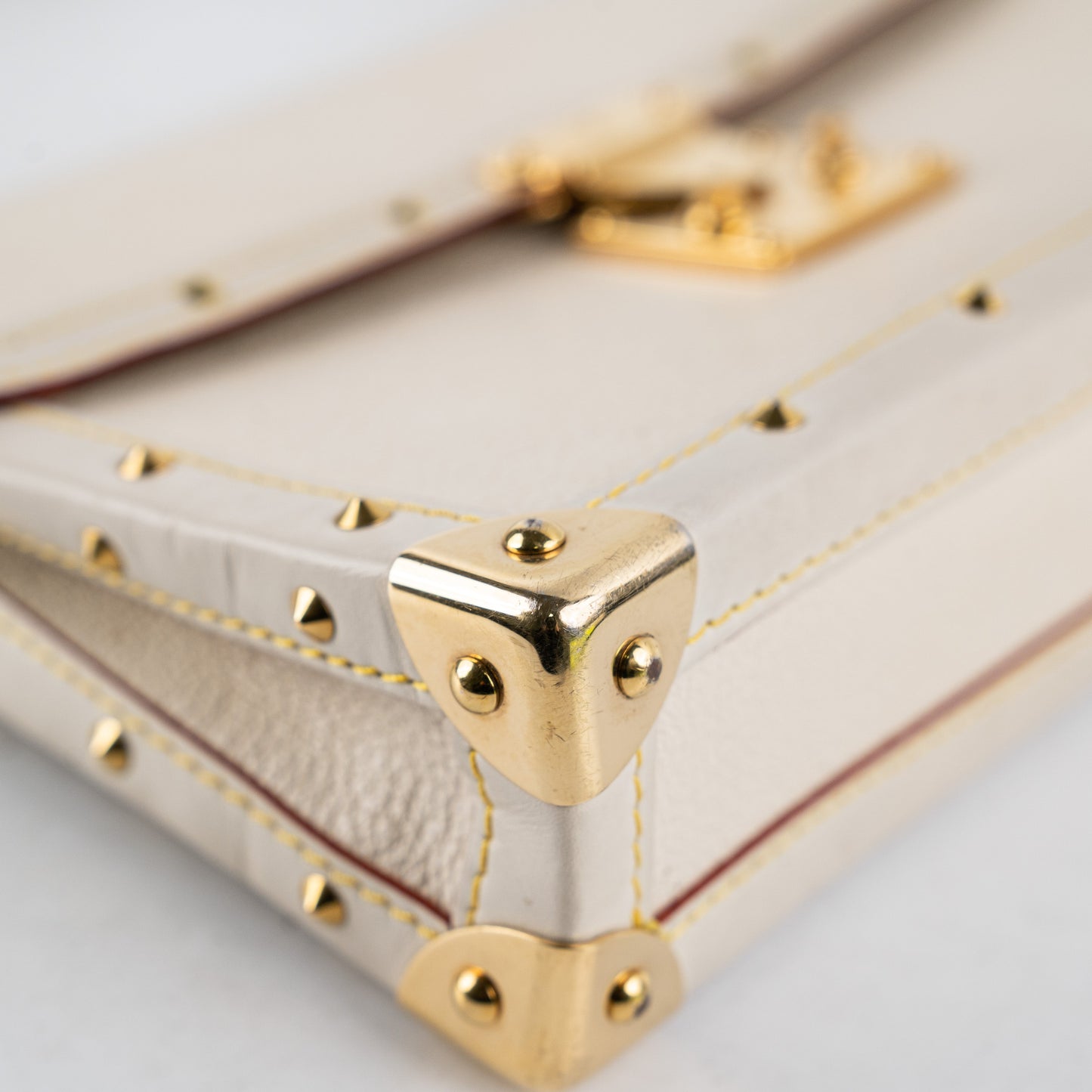 Louis Vuitton Suhali Cream Shoulder Bag