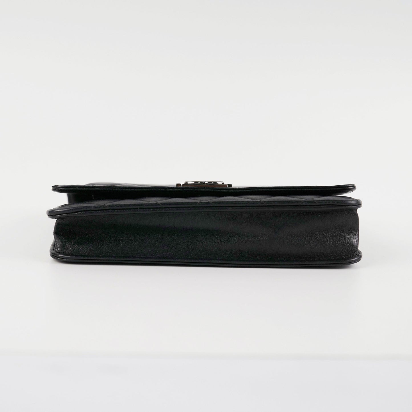 Chanel Boy Wallet On Chain WOC Lambskin Black