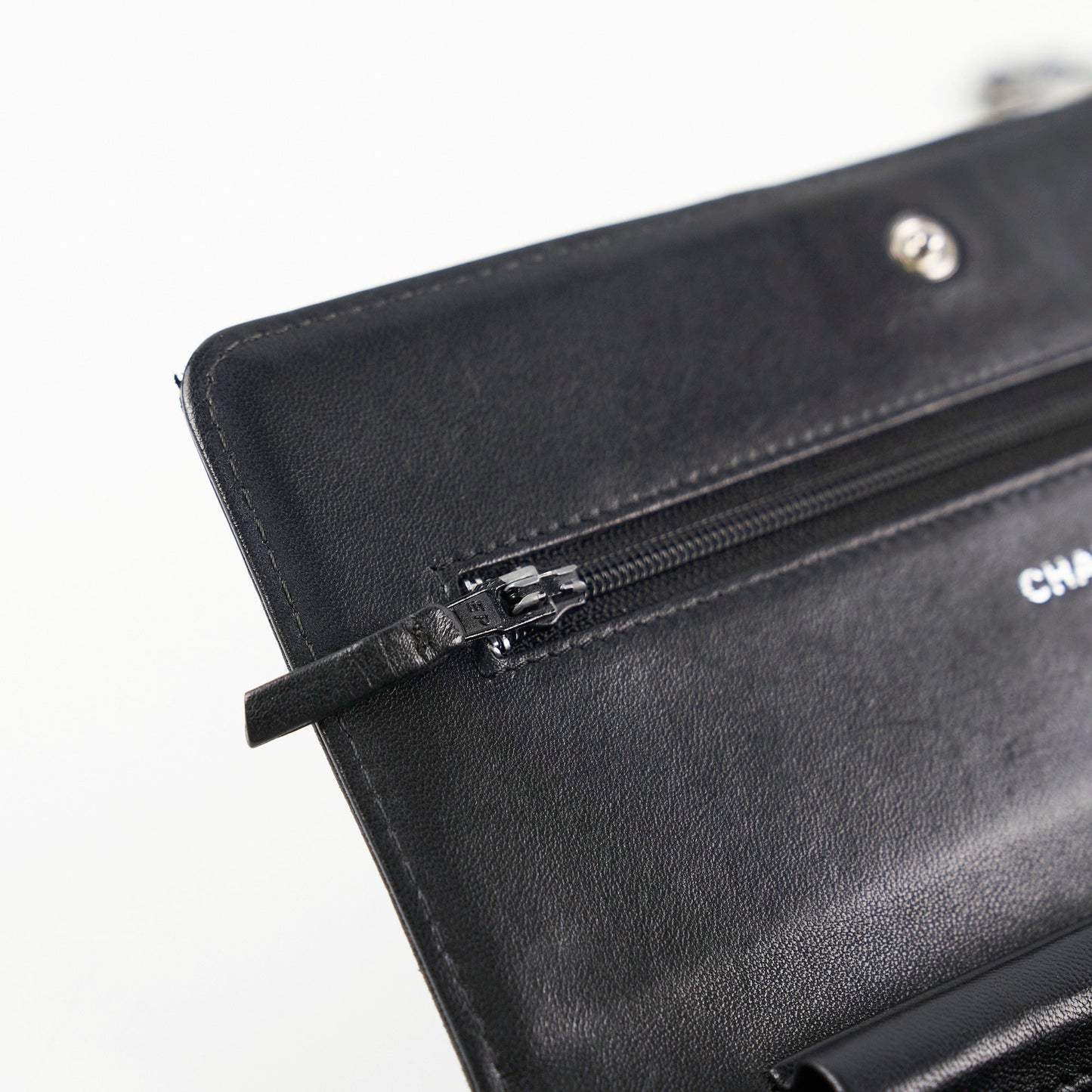 Chanel Boy Wallet On Chain WOC Lambskin Black