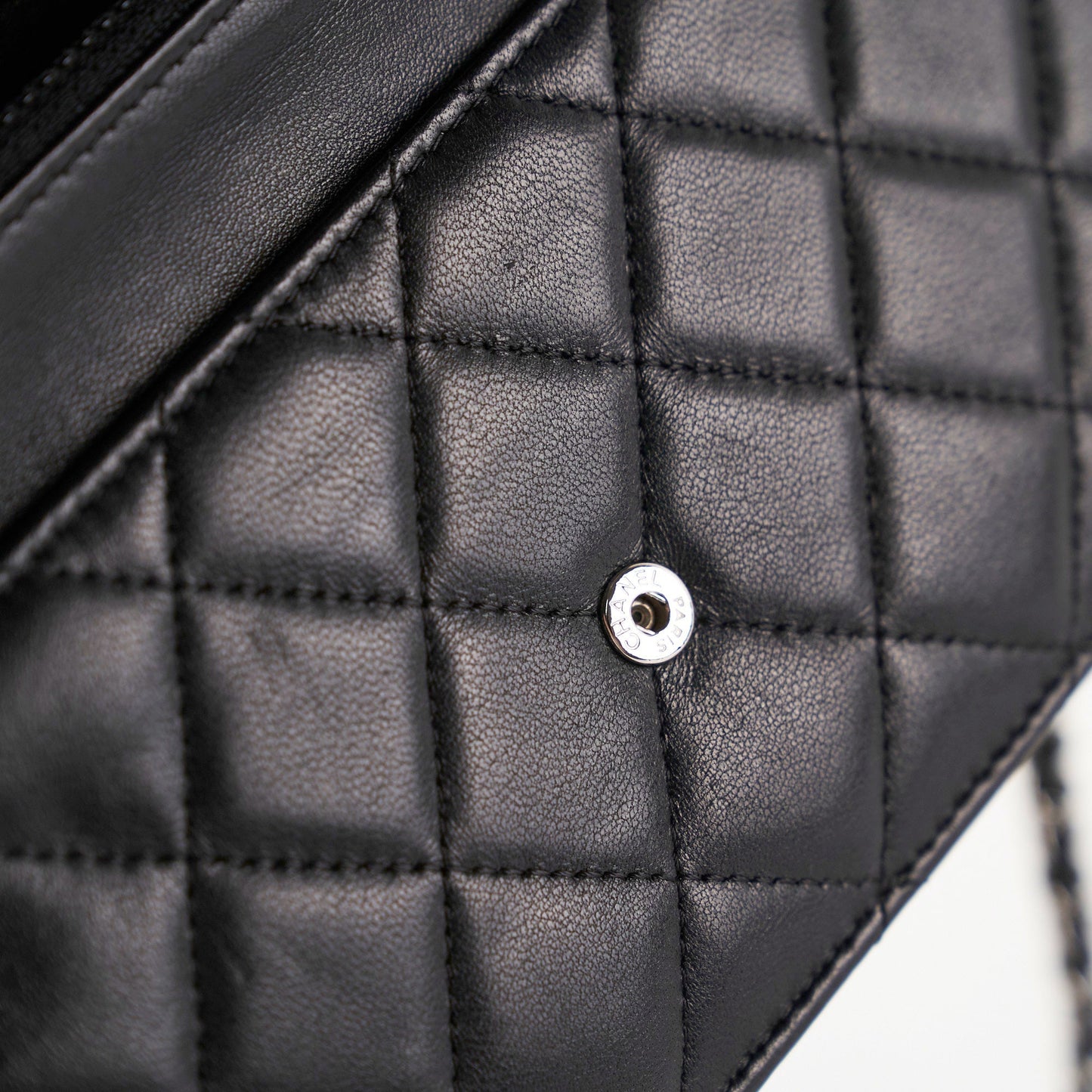 Chanel Boy Wallet On Chain WOC Lambskin Black