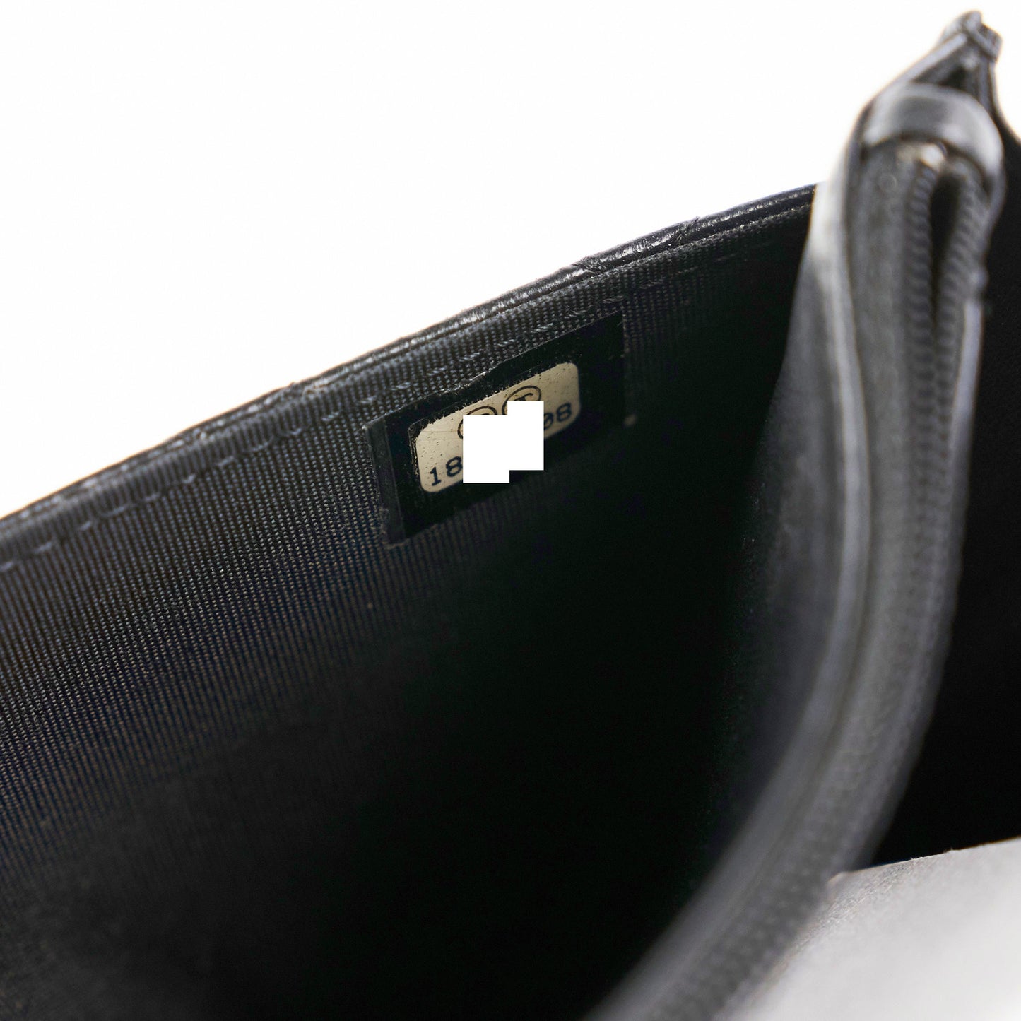 Chanel Boy Wallet On Chain WOC Lambskin Black