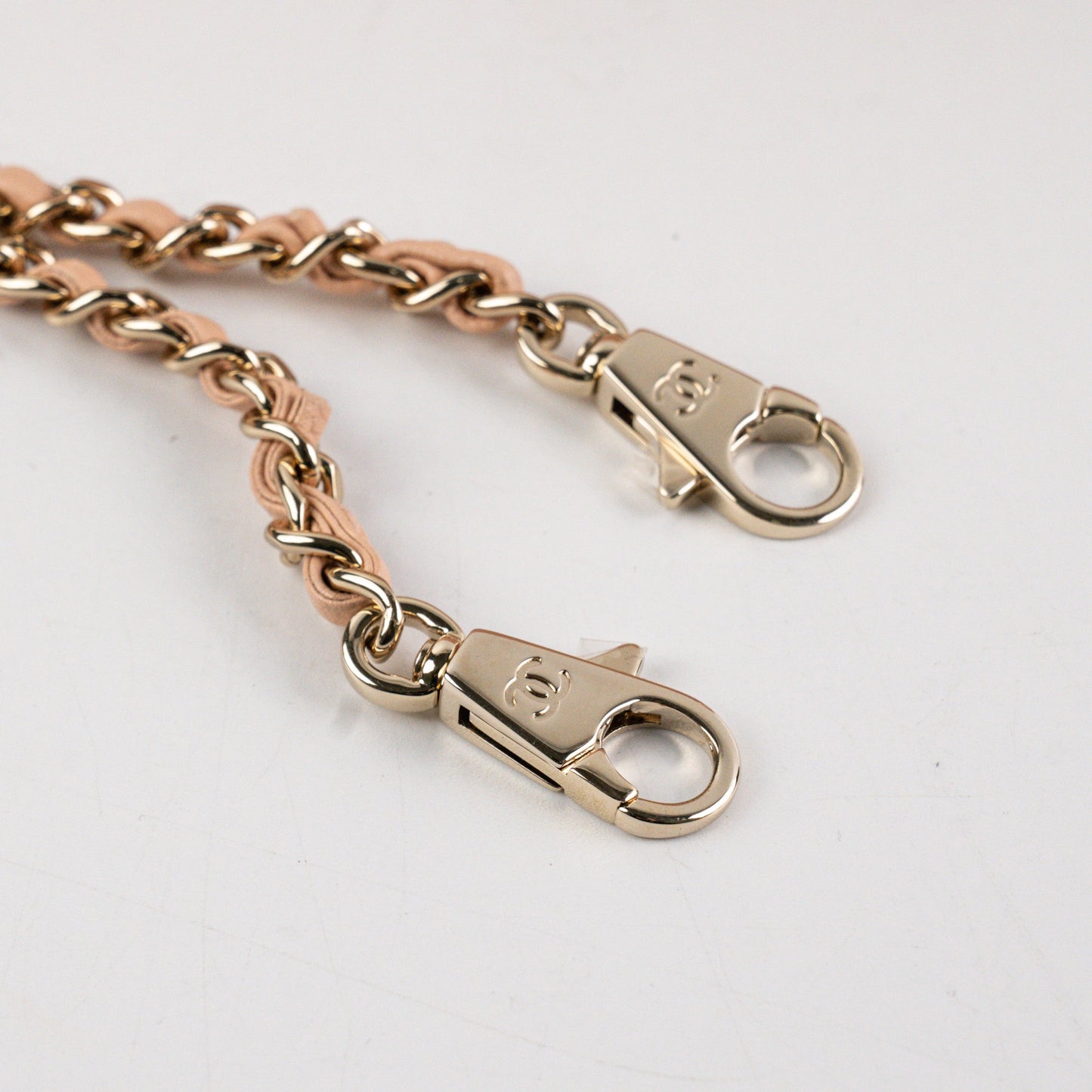 Chanel Mini Coco Handle Peach Caviar Top Handle