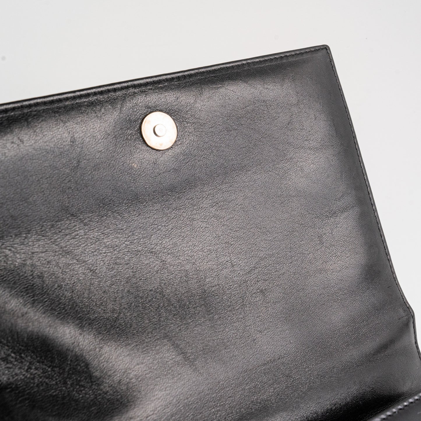 Chanel  Patent Graphic Clutch