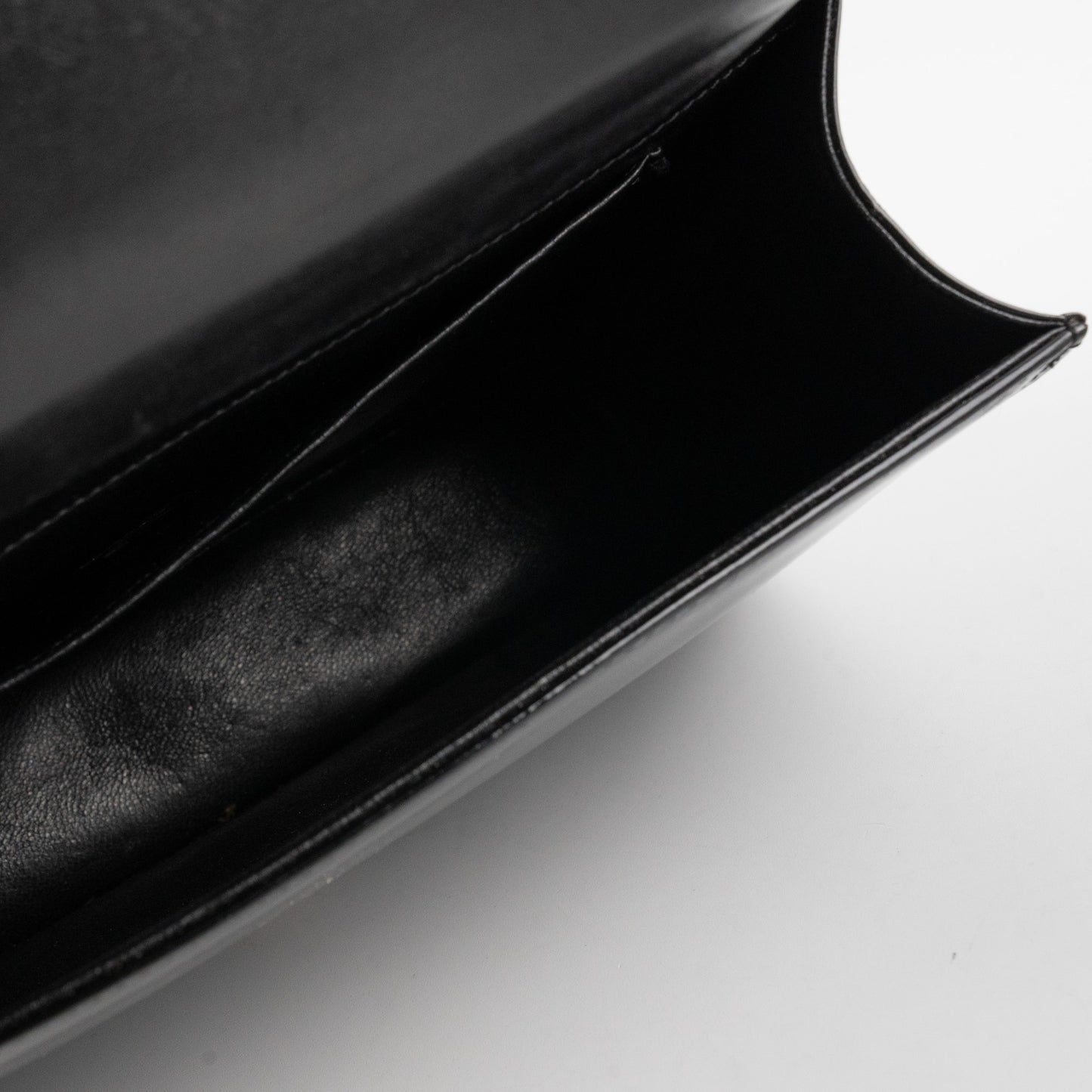 Chanel  Patent Graphic Clutch