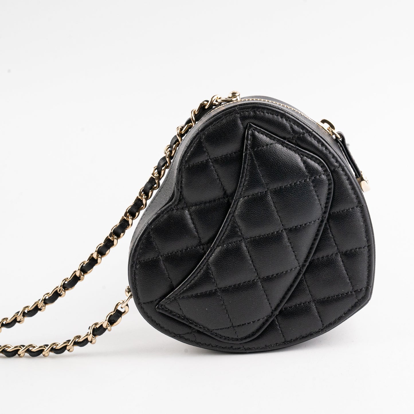 Chanel Mini Heart Bag Black