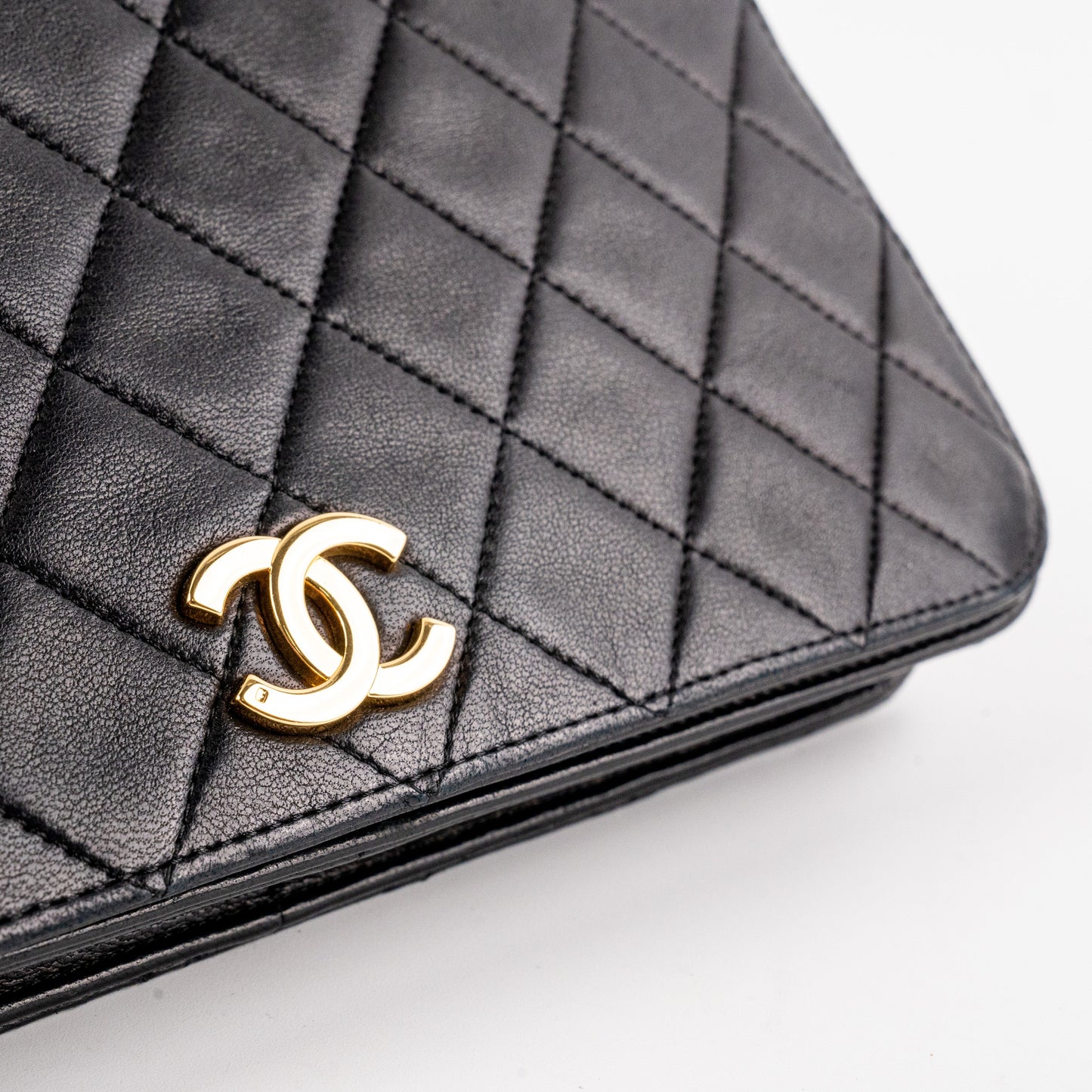 Chanel  Flap Clutch Shoulder Bag Black