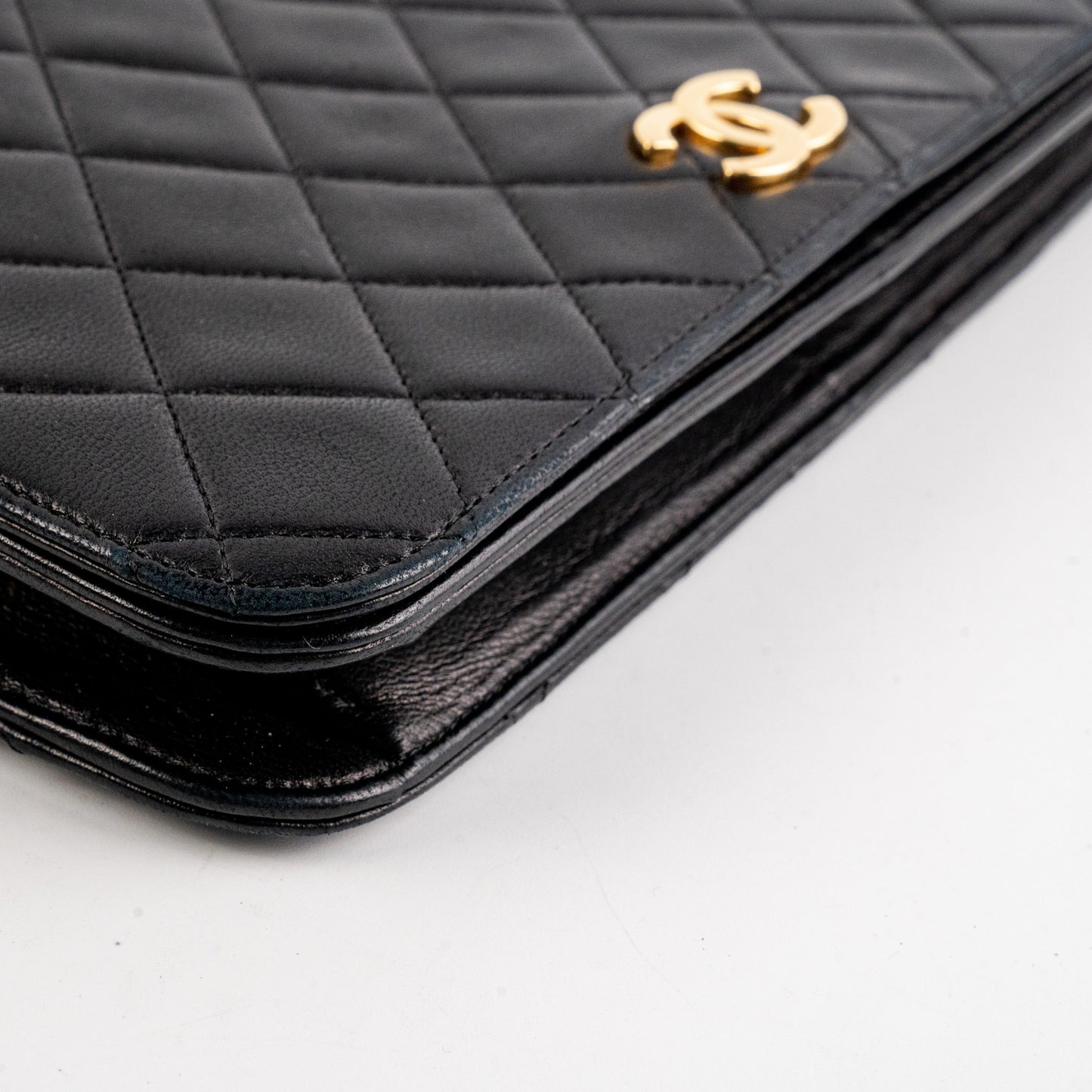 Chanel  Flap Clutch Shoulder Bag Black