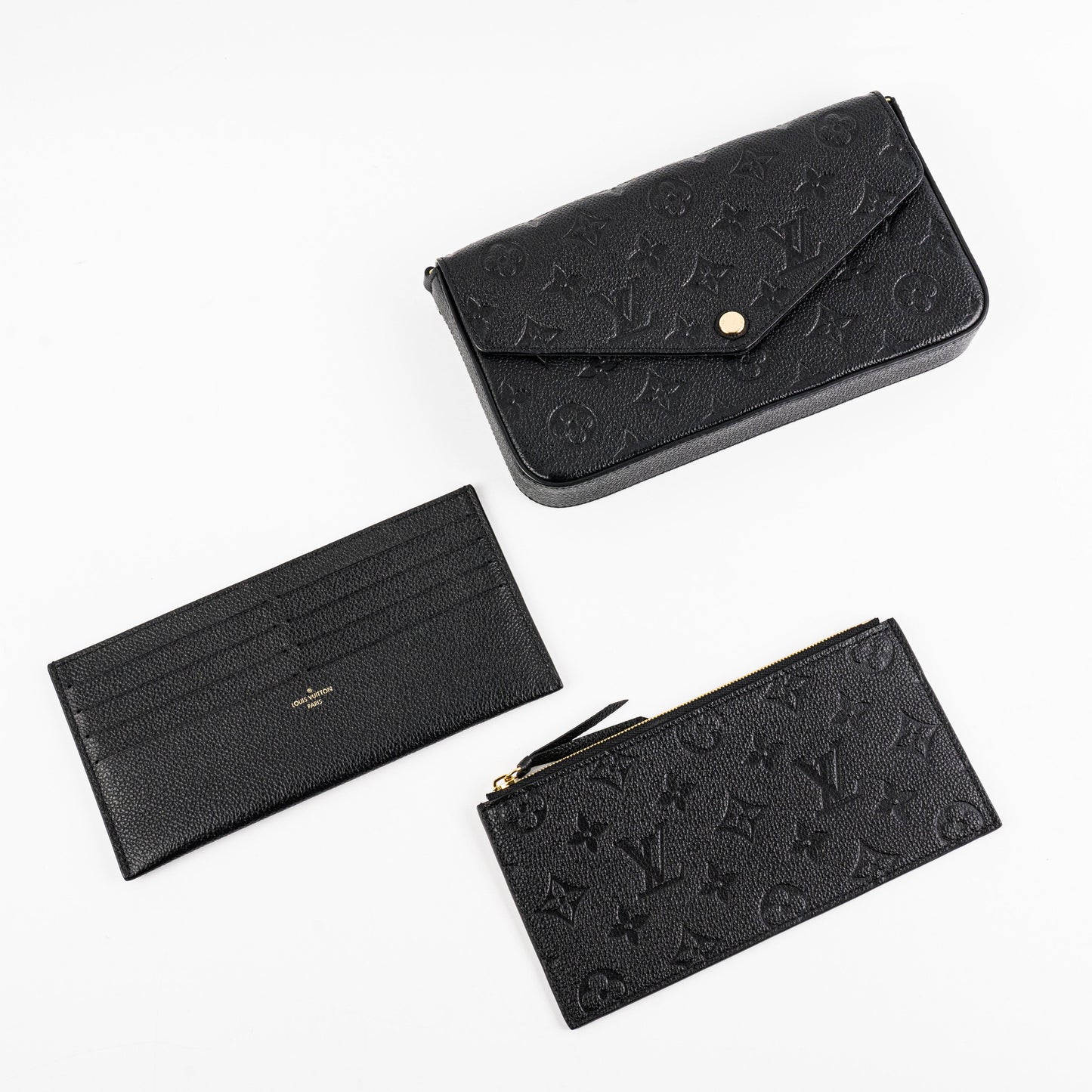 Louis Vuitton Pochette Felicie Black Crossbody Bag
