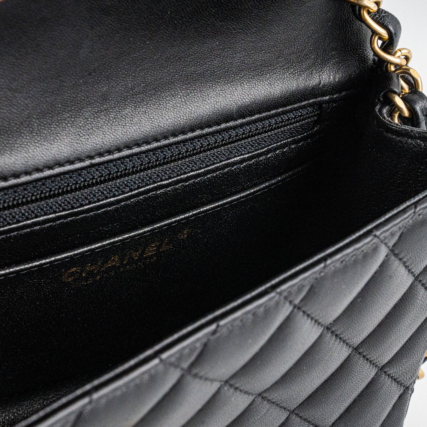 Chanel 19S Mini Square Bag Black