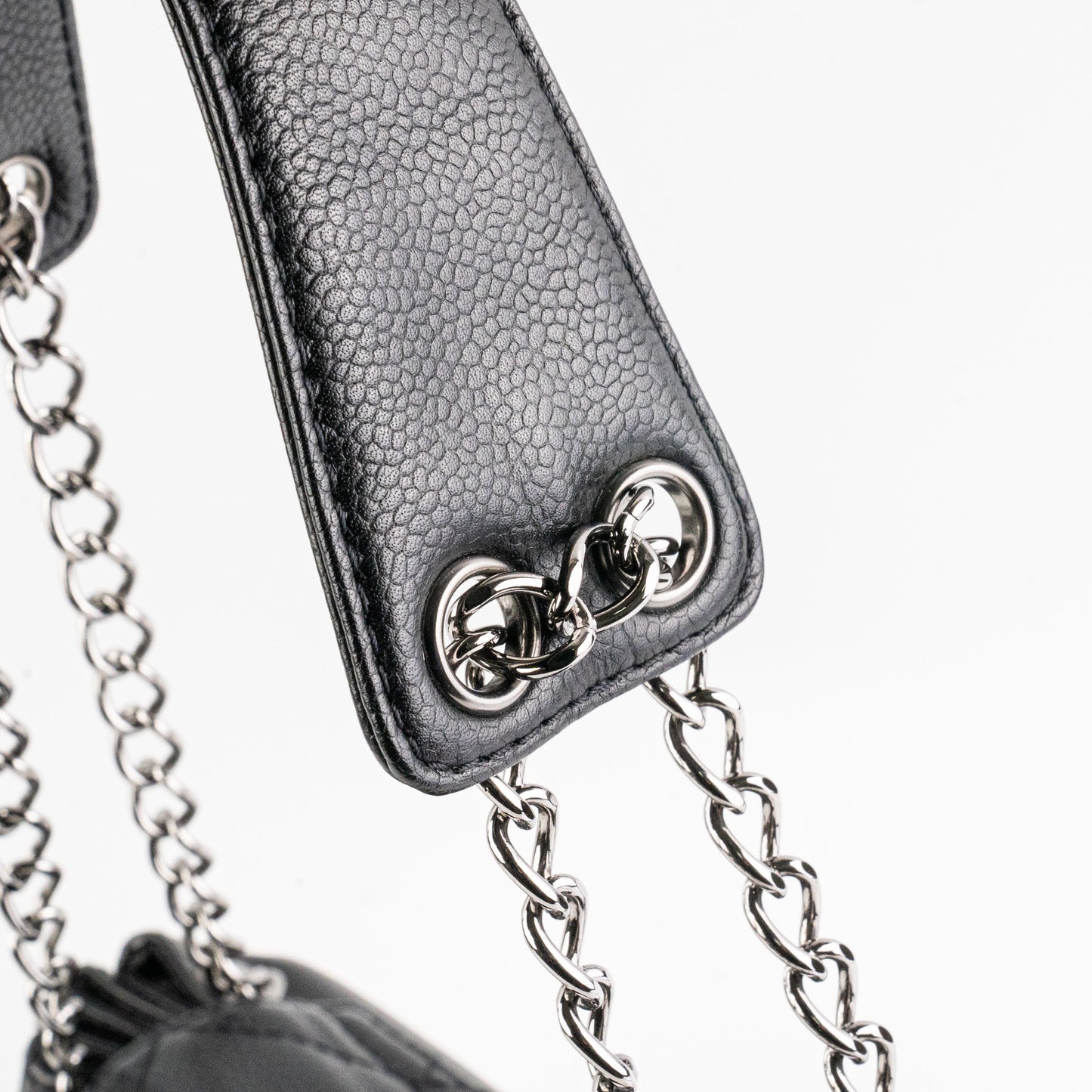 Chanel Black Caviar Seasonal Shoulder Flap Bag