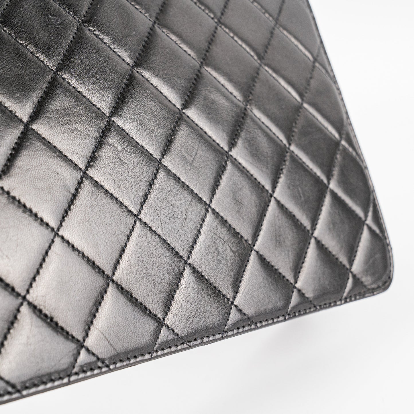 Chanel  Black Lambskin Flap Bag HOLD