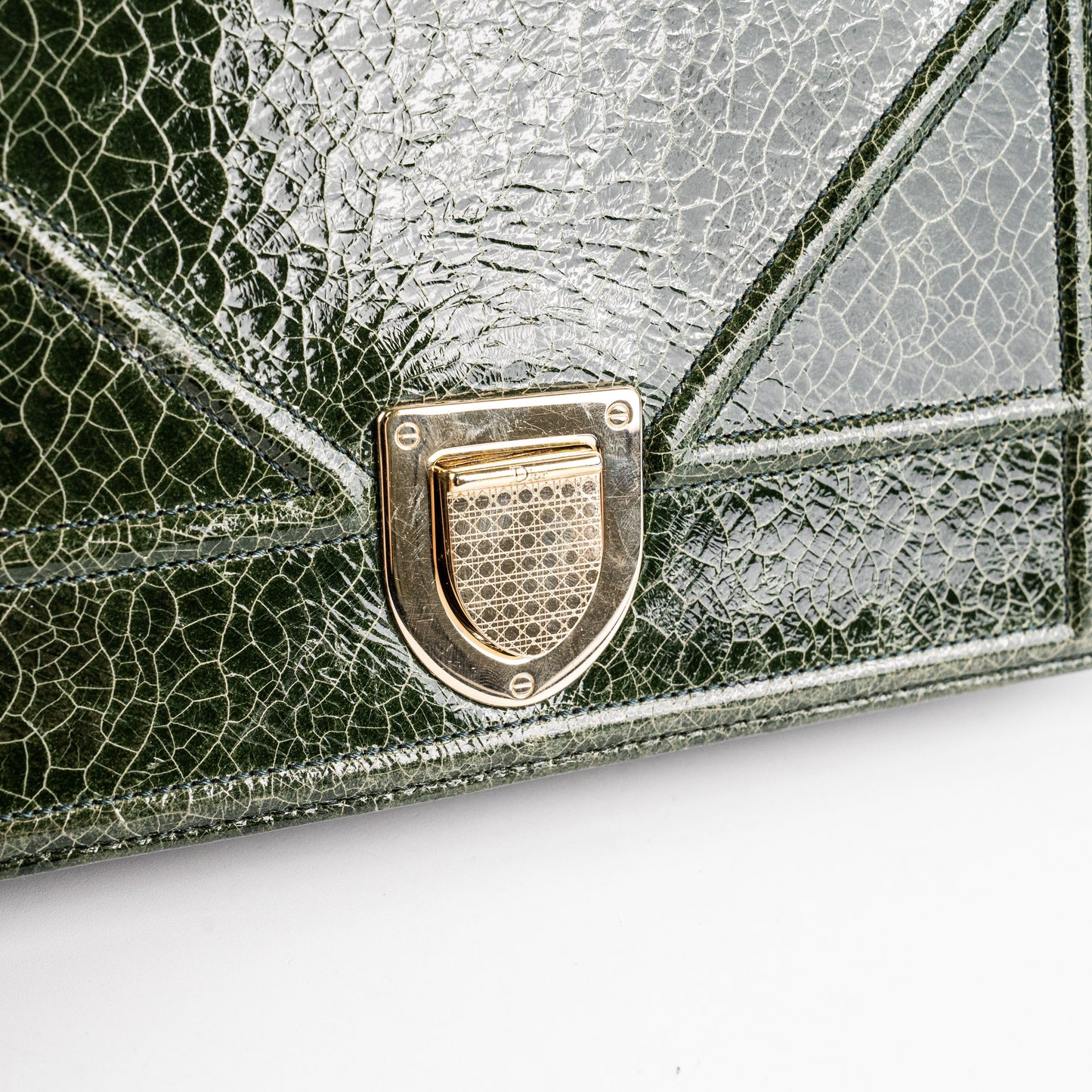Christian Dior Medium Diorama Green Bag
