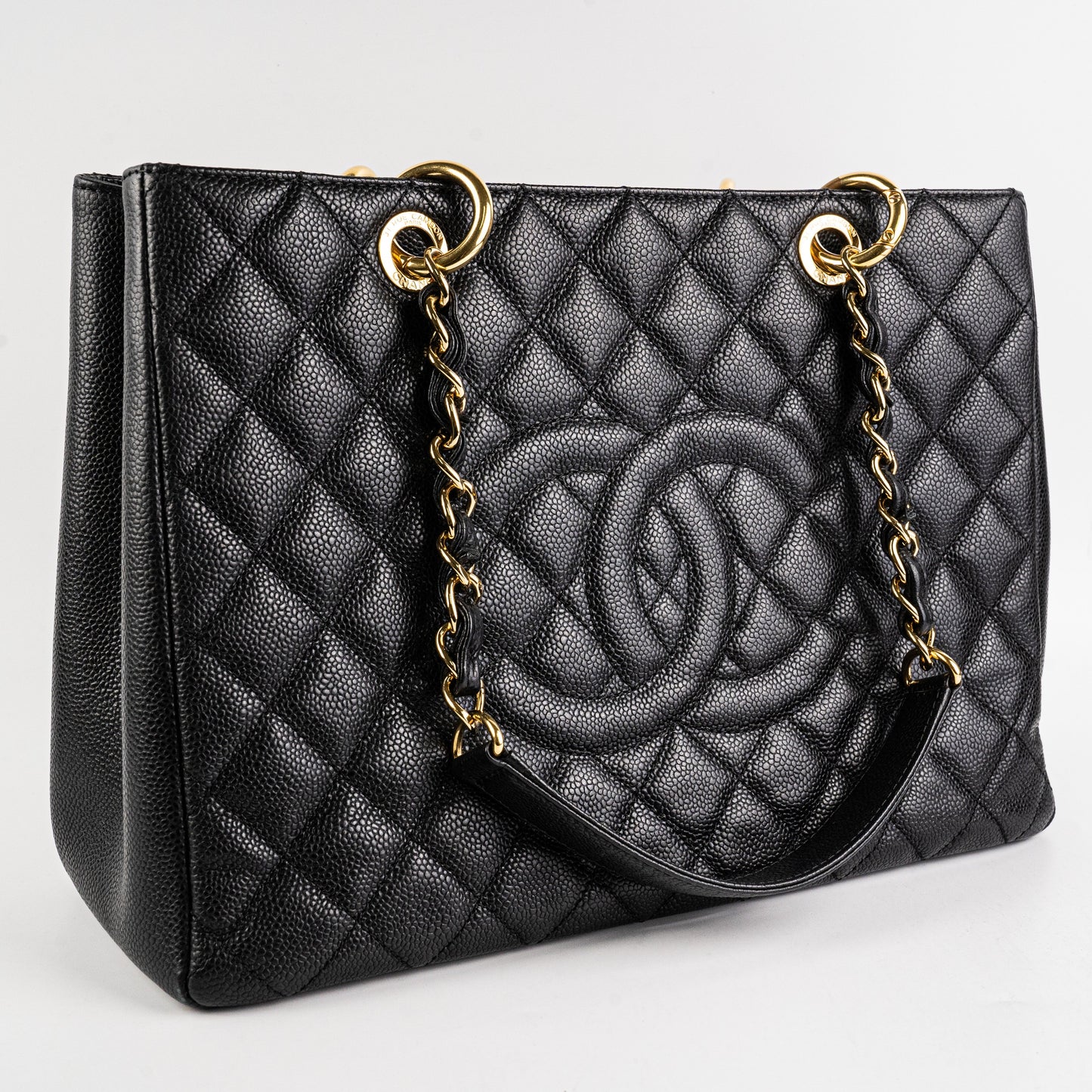 Chanel Grand Shopping Tote GST Caviar Black