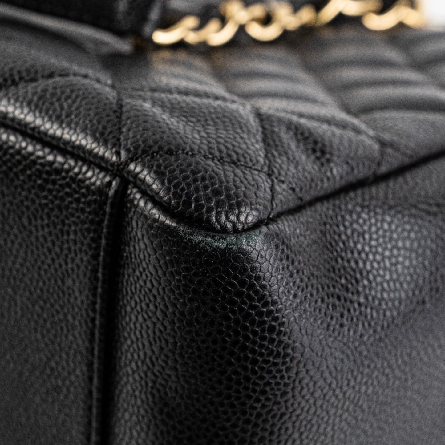 Chanel GST Caviar Black Tote Bag