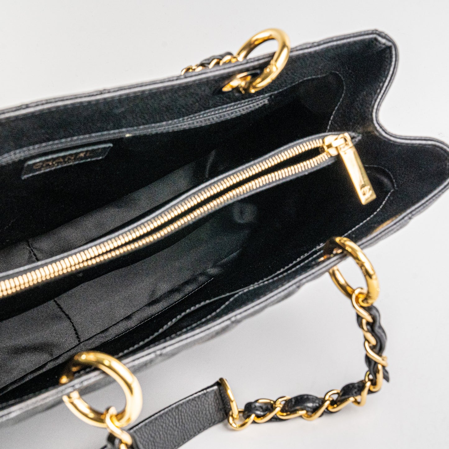 Chanel Grand Shopping Tote GST Caviar Black