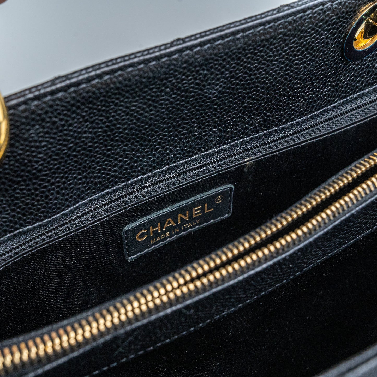 Chanel Grand Shopping Tote GST Caviar Black