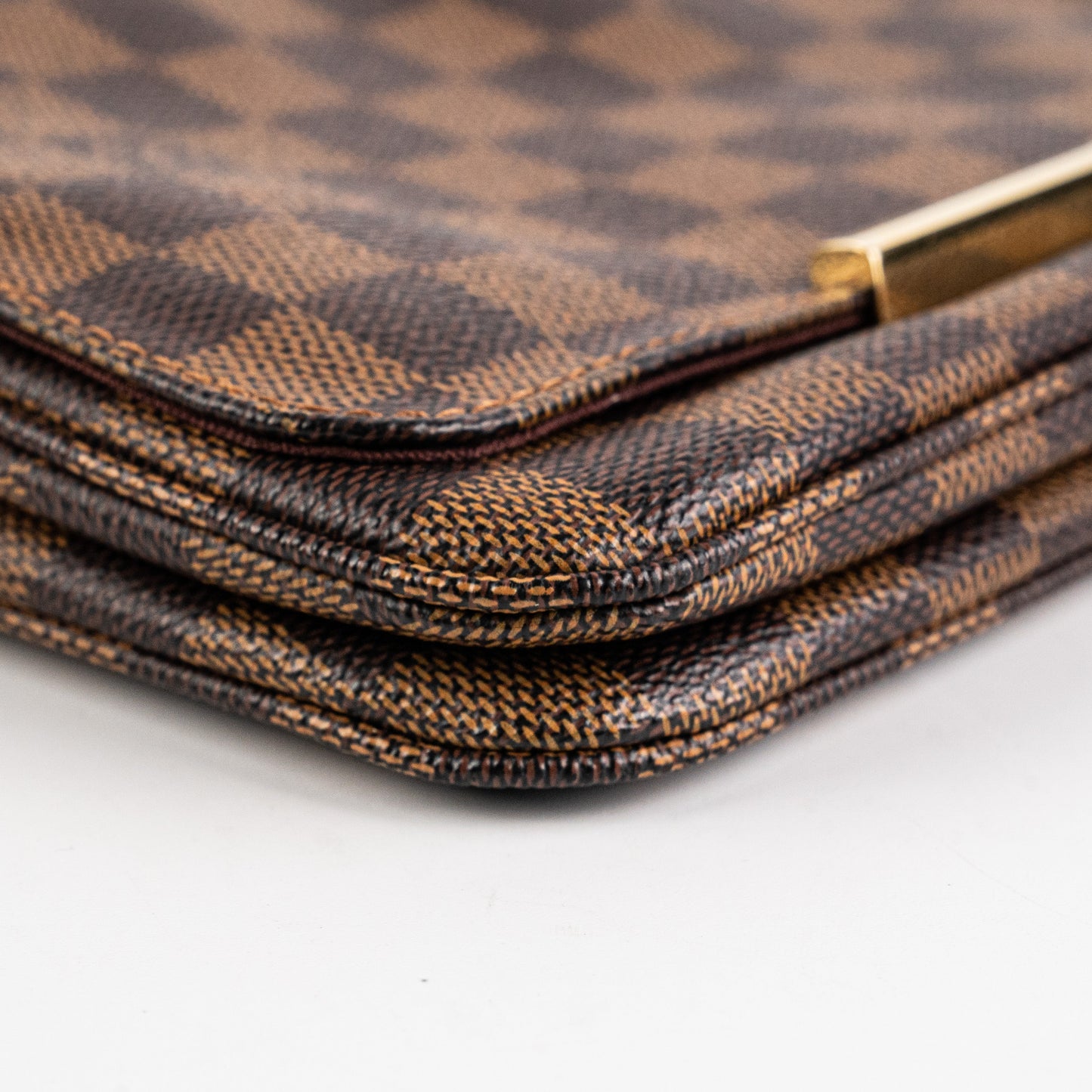 Louis Vuitton Huxton PM Damier Ebene Crossbody Bag