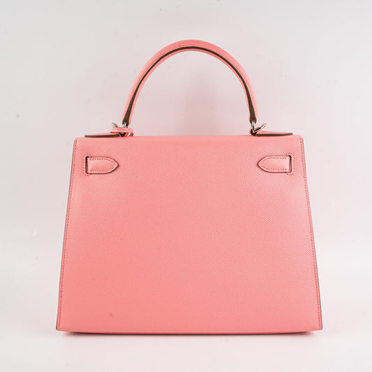 Hermes Kelly 28 Rose Confetti Epsom - Stamp Y 2020