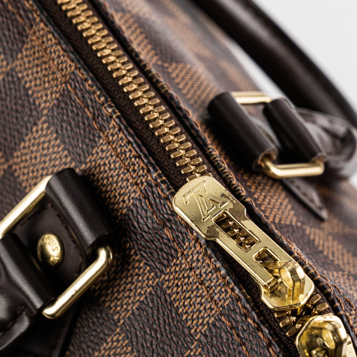 Louis Vuitton  25 Bandouliere Damier Ebene Bag